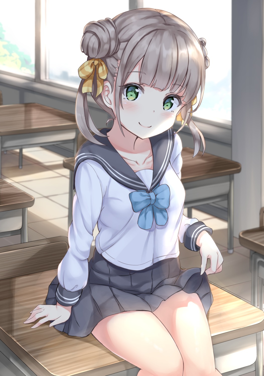 keiran_(ryo170), seifuku, skirt_lift