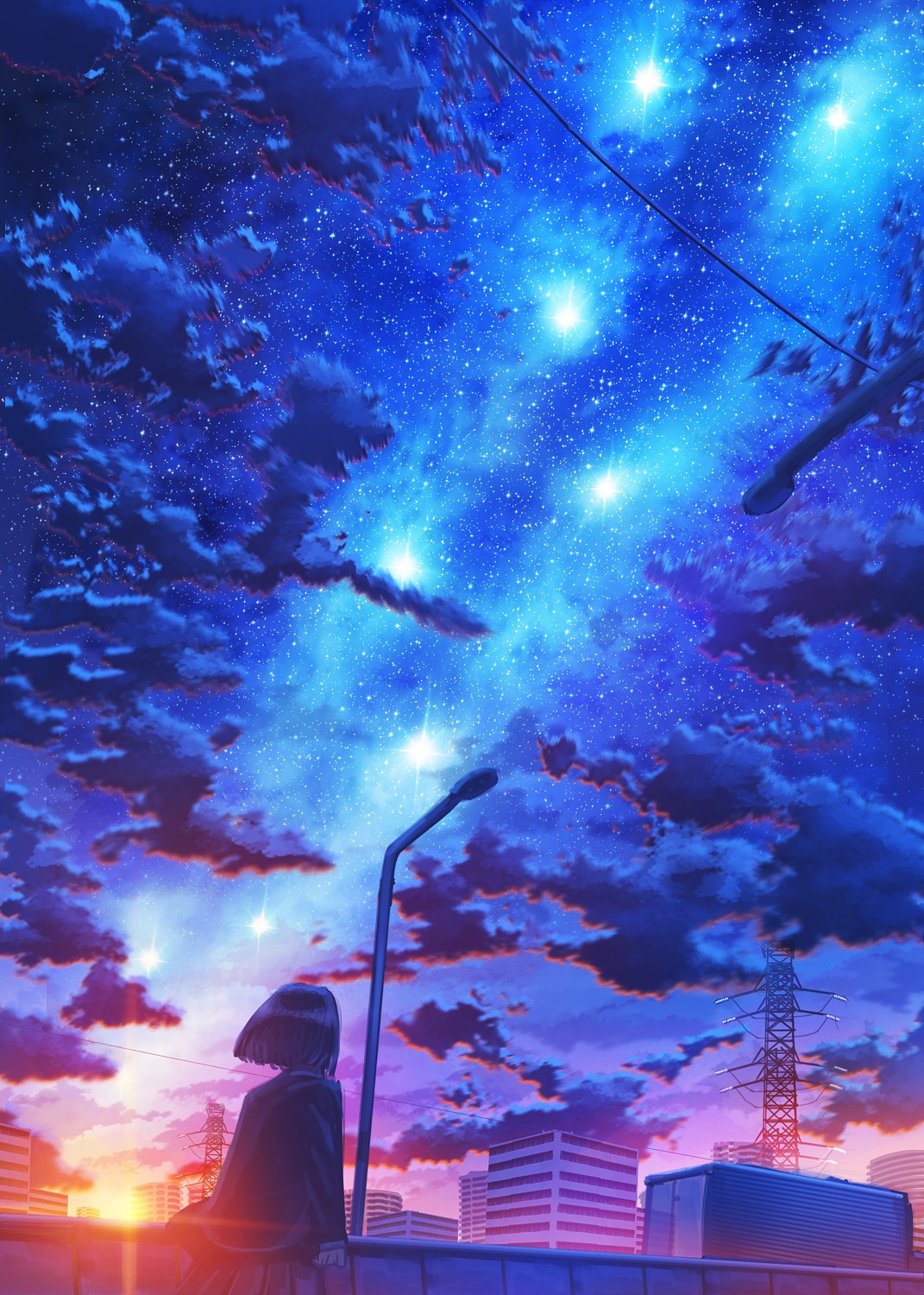 kenzo_093, landscape, seifuku
