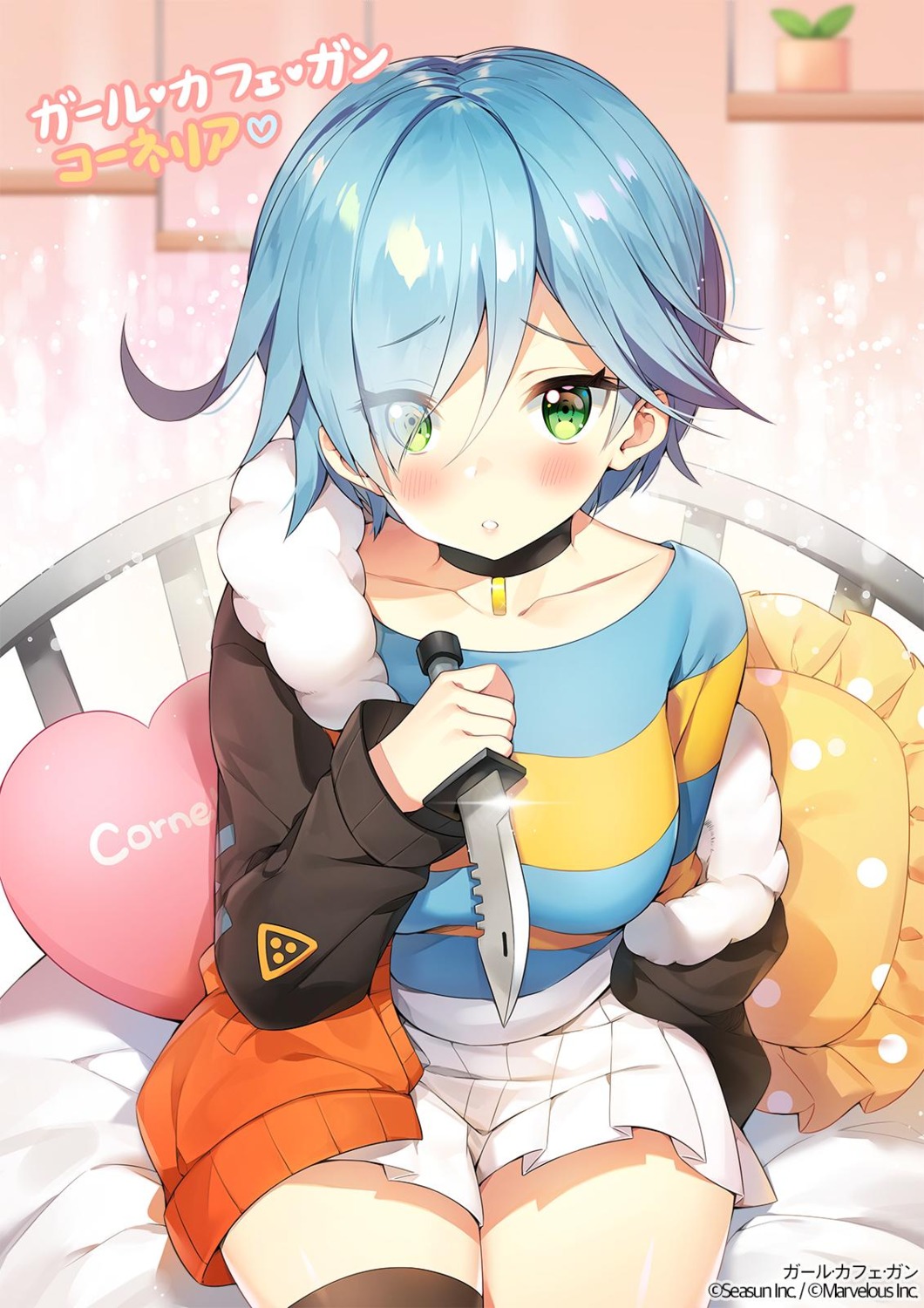 ayamy, cornelia_(girl_cafe_gun), girl_cafe_gun, girl_cafe_gun_ii, thighhighs, weapon