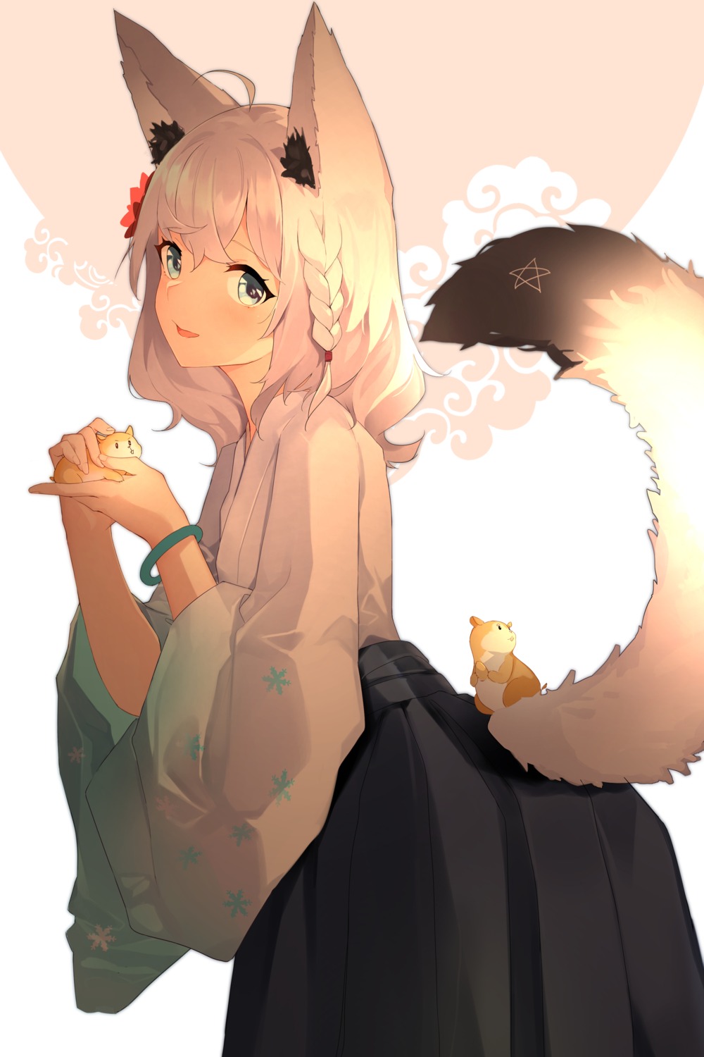 animal_ears, hololive, hololive_gamers, japanese_clothes, kitsune, meng_ge_3_(565571710), shirakami_fubuki, tail
