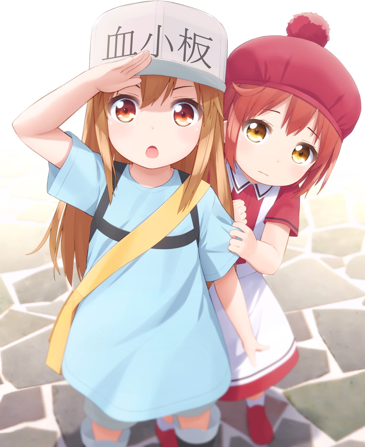 ae-3803, haribote_(tarao), hataraku_saibou, platelet_(hataraku_saibou), seifuku