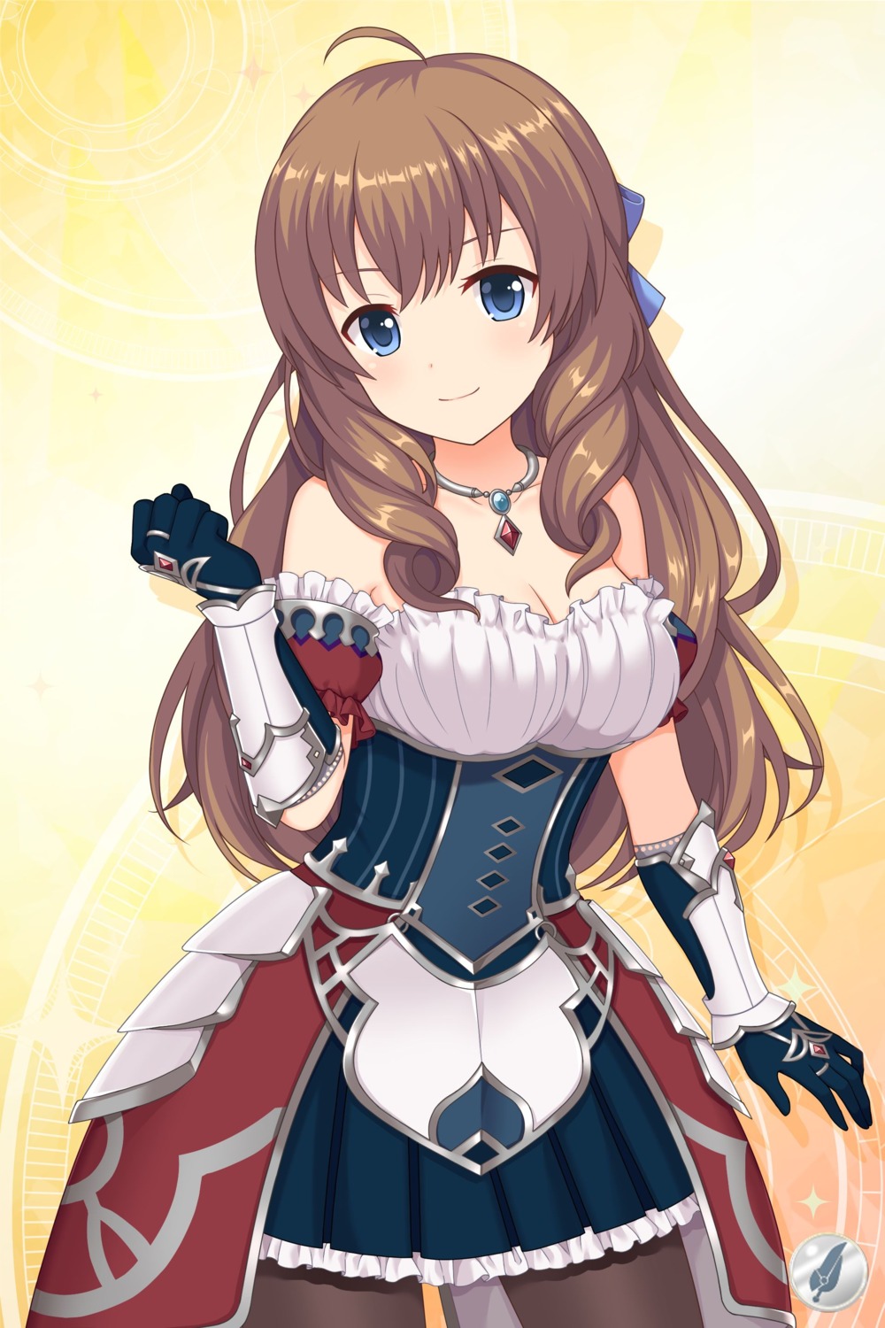 alternative_girls, armor, cleavage, hirose_koharu, pantyhose, tagme