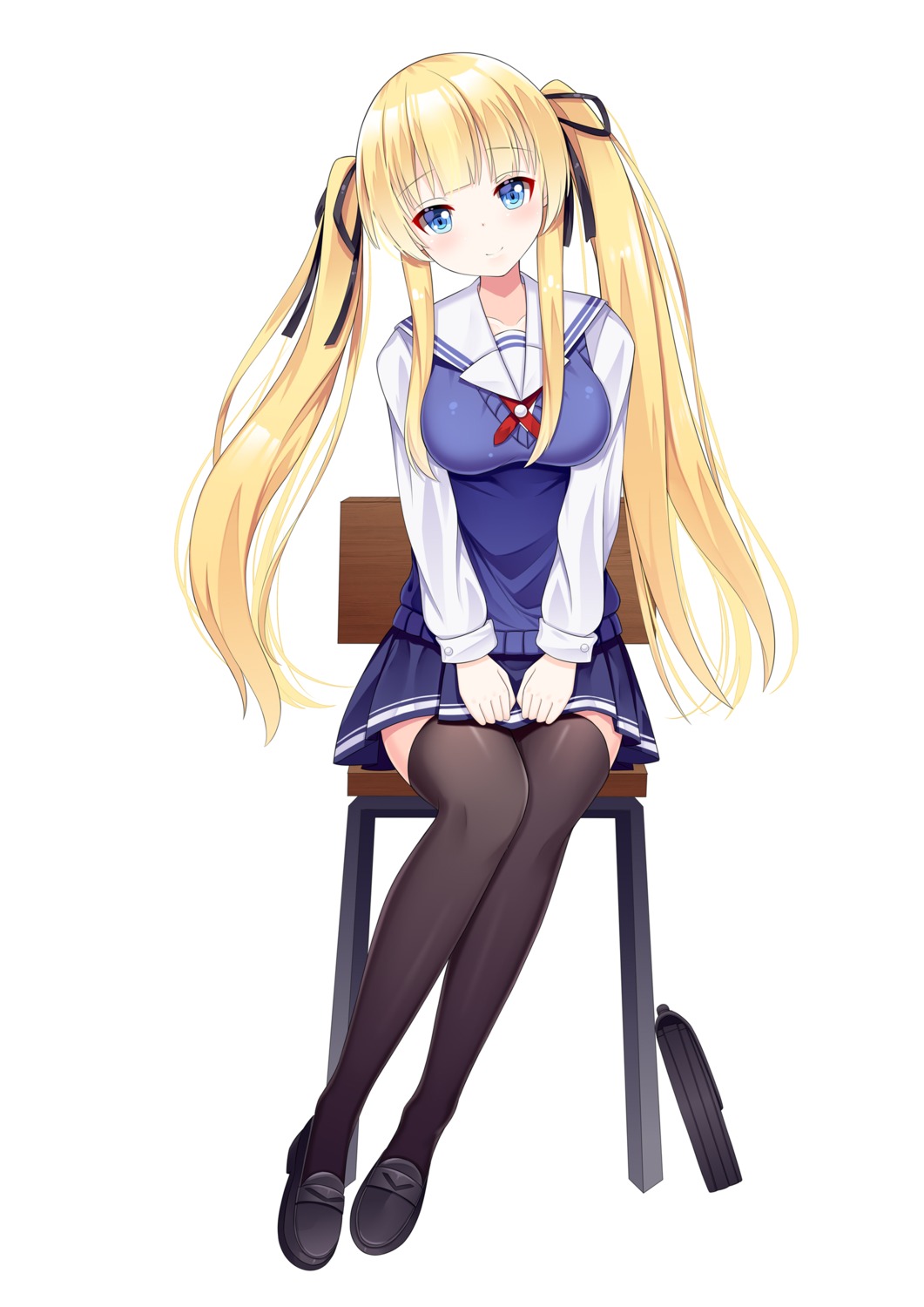 fengli_(709622571), saenai_heroine_no_sodatekata, sawamura_spencer_eriri, seifuku, sweater, thighhighs