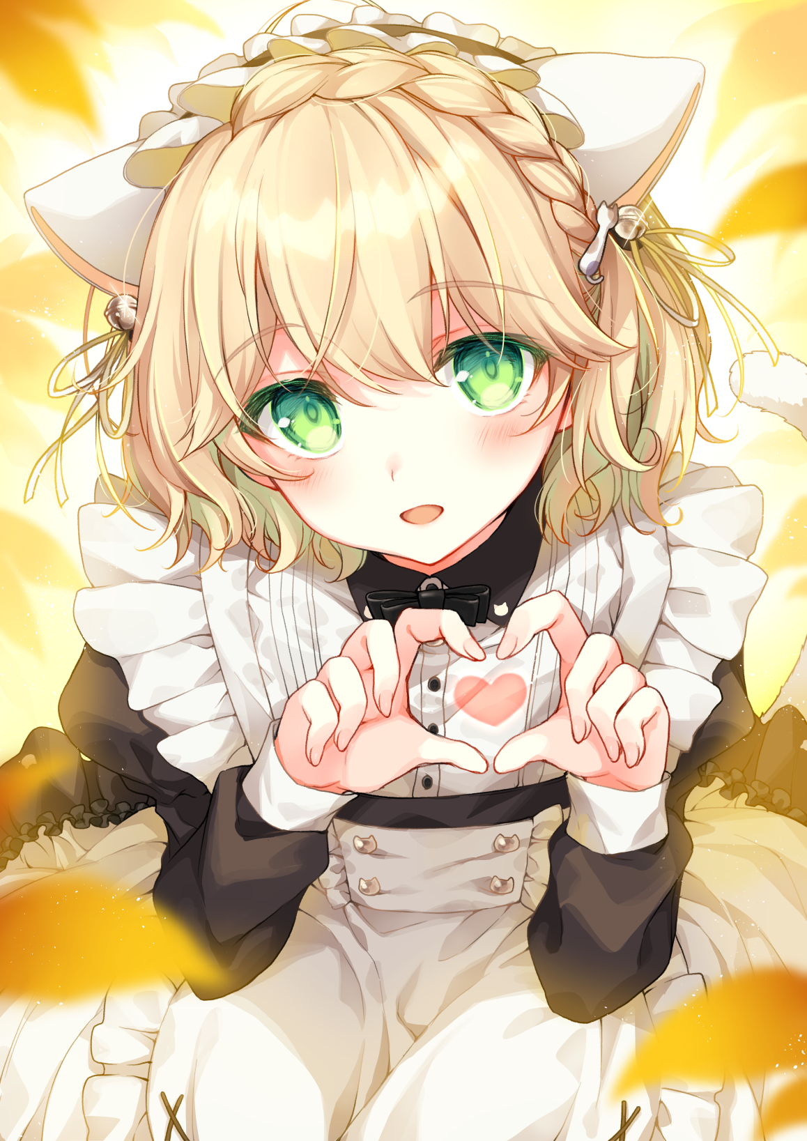 animal_ears, maid, nekomimi, nijisanji, nikyuppa, suzuya_aki, tail, trap