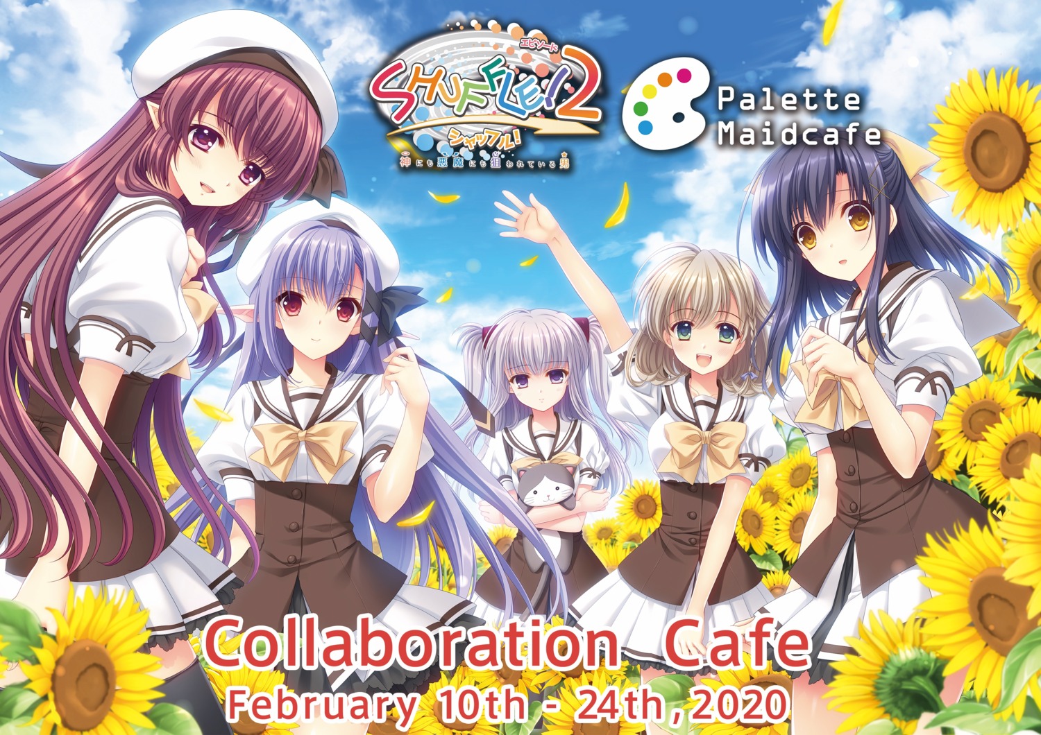 anjou_kohaku, kinoshita_kirara, limes, lithia, navel, neko, nelia, nishimata_aoi