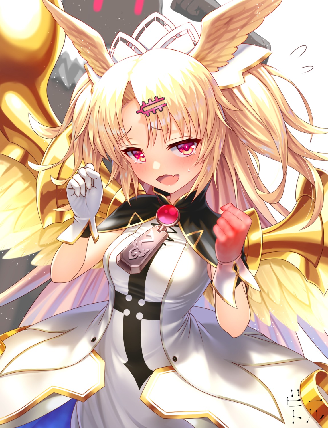akatsuki_no_breakers, akatsuki_uni, bettle_(b_s_a_n), dress, uni_create, wings