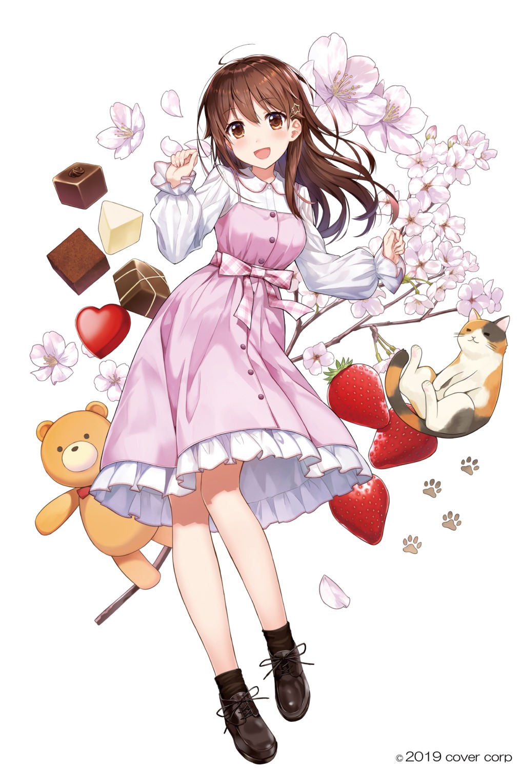dress, hololive, ordan, tokino_sora