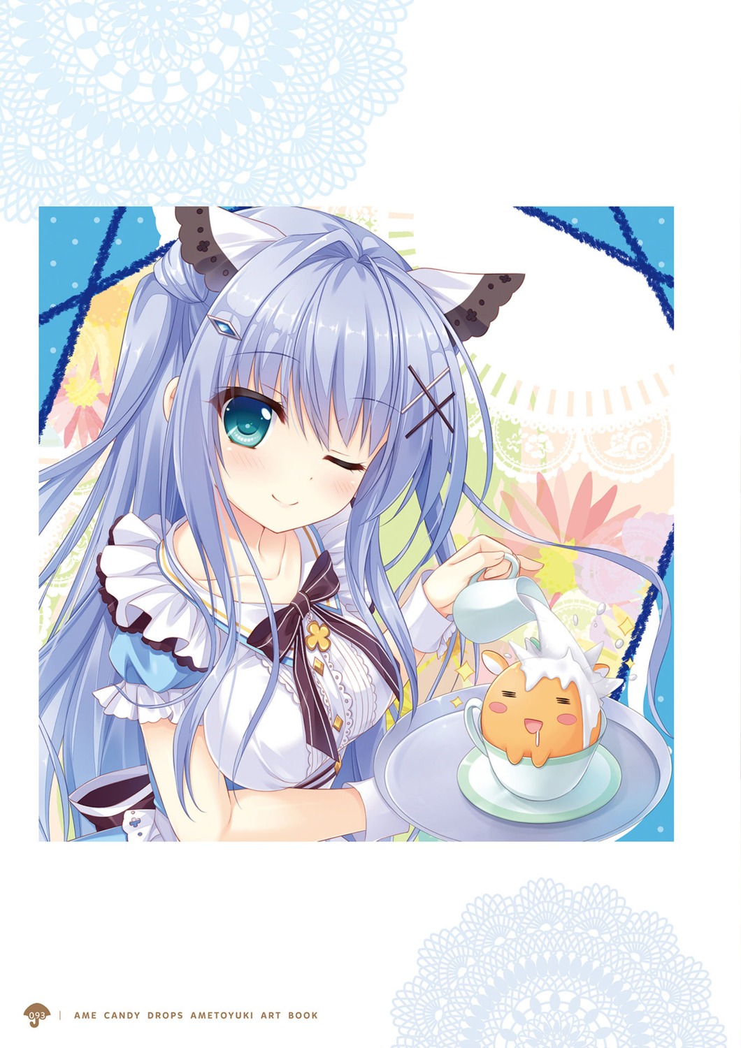 ameto_yuki, karenai_sekai_to_owaru_hana, kotose_(karenai_sekai_to_owaru_hana), sweet&tea, waitress