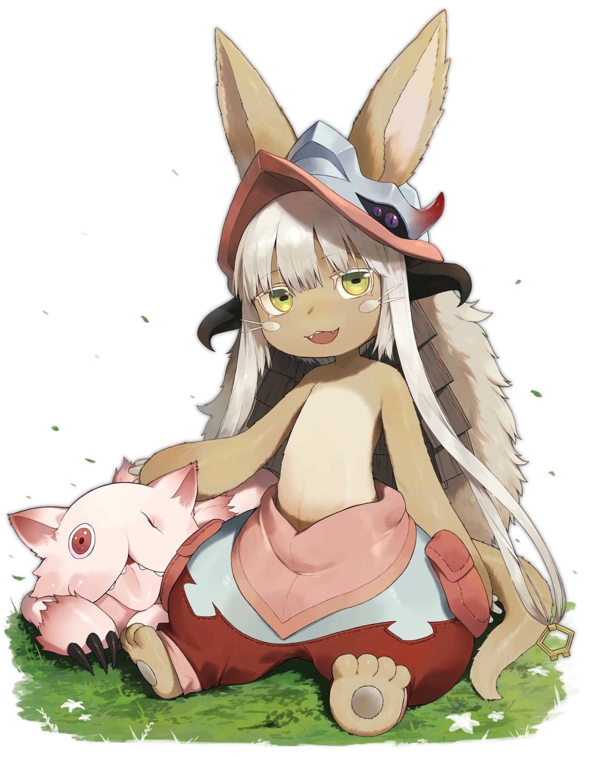 animal_ears, made_in_abyss, nanachi, shibainu
