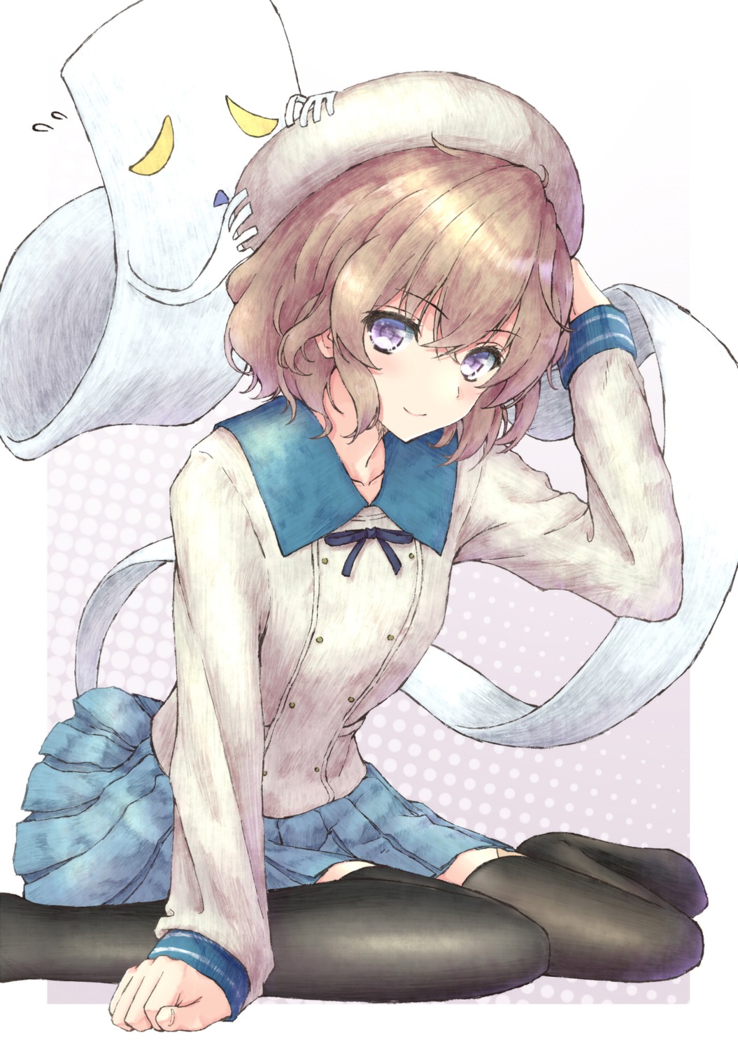 aramachi, iwanaga_kotoko, kyokou_suiri, seifuku, thighhighs