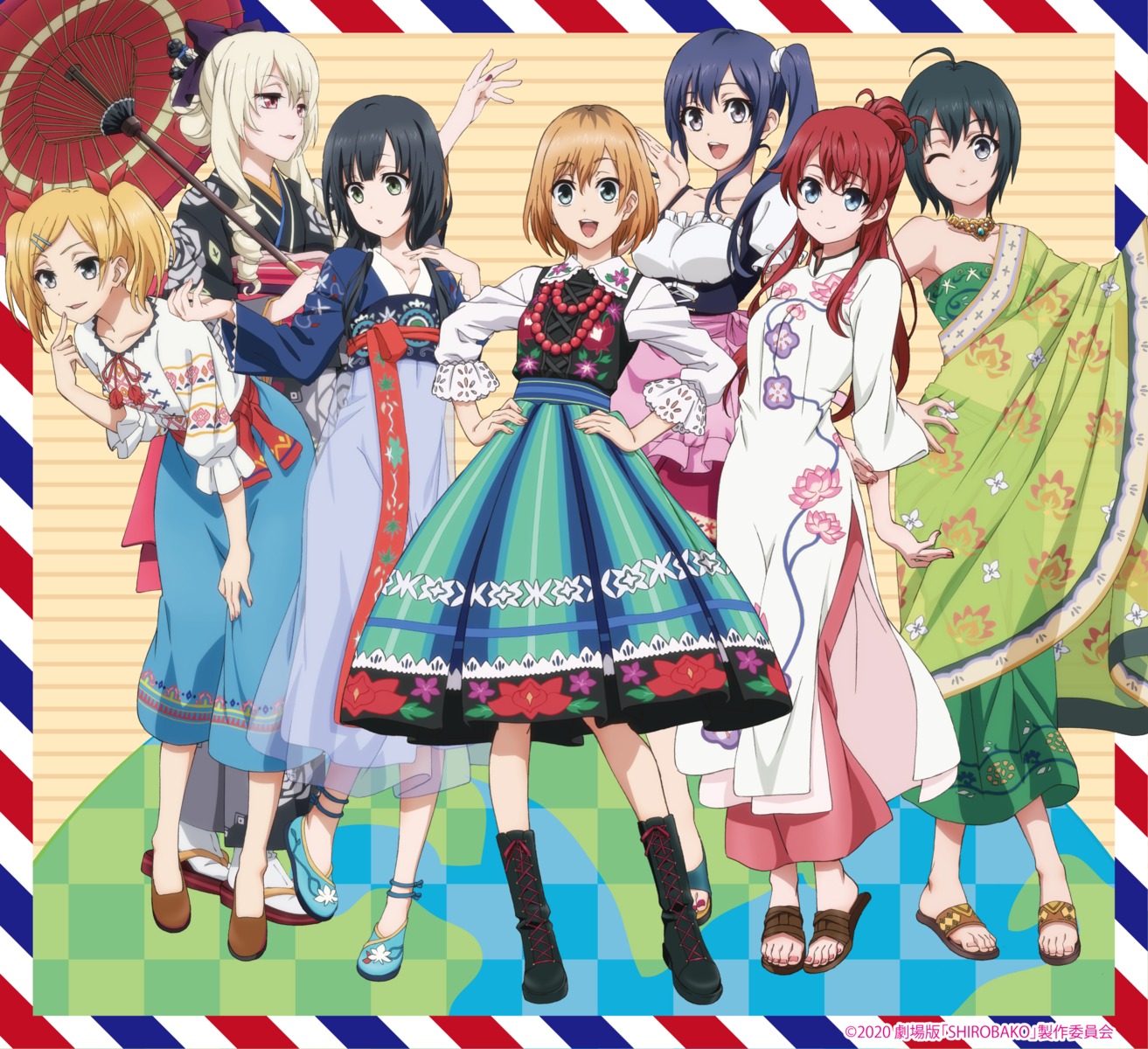 asian_clothes, chinadress, imai_midori, kimono, miyamori_aoi, ogasawara_rinko, sakaki_shizuka, see_through