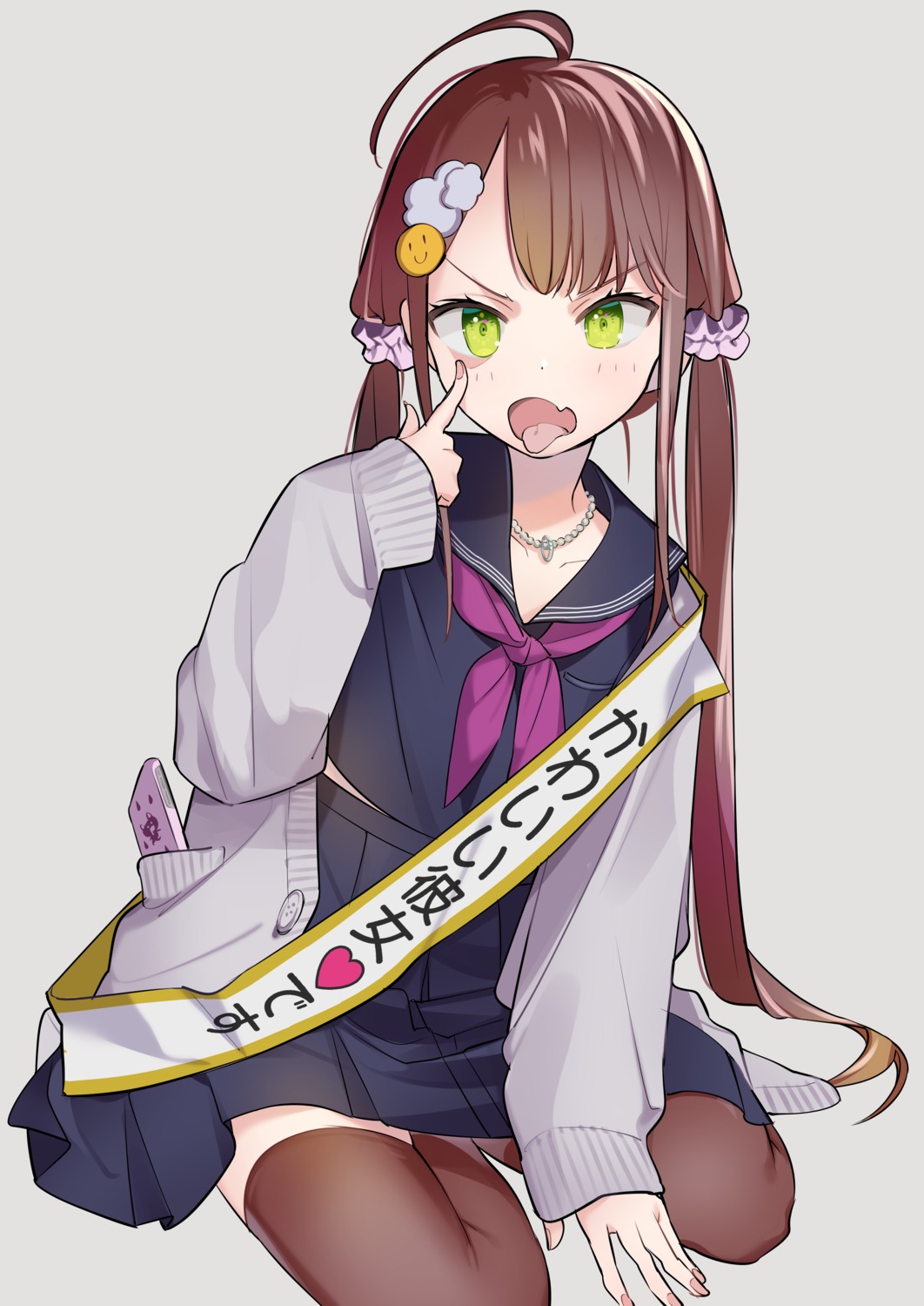 omucchan_(omutyuan), seifuku, sweater, thighhighs