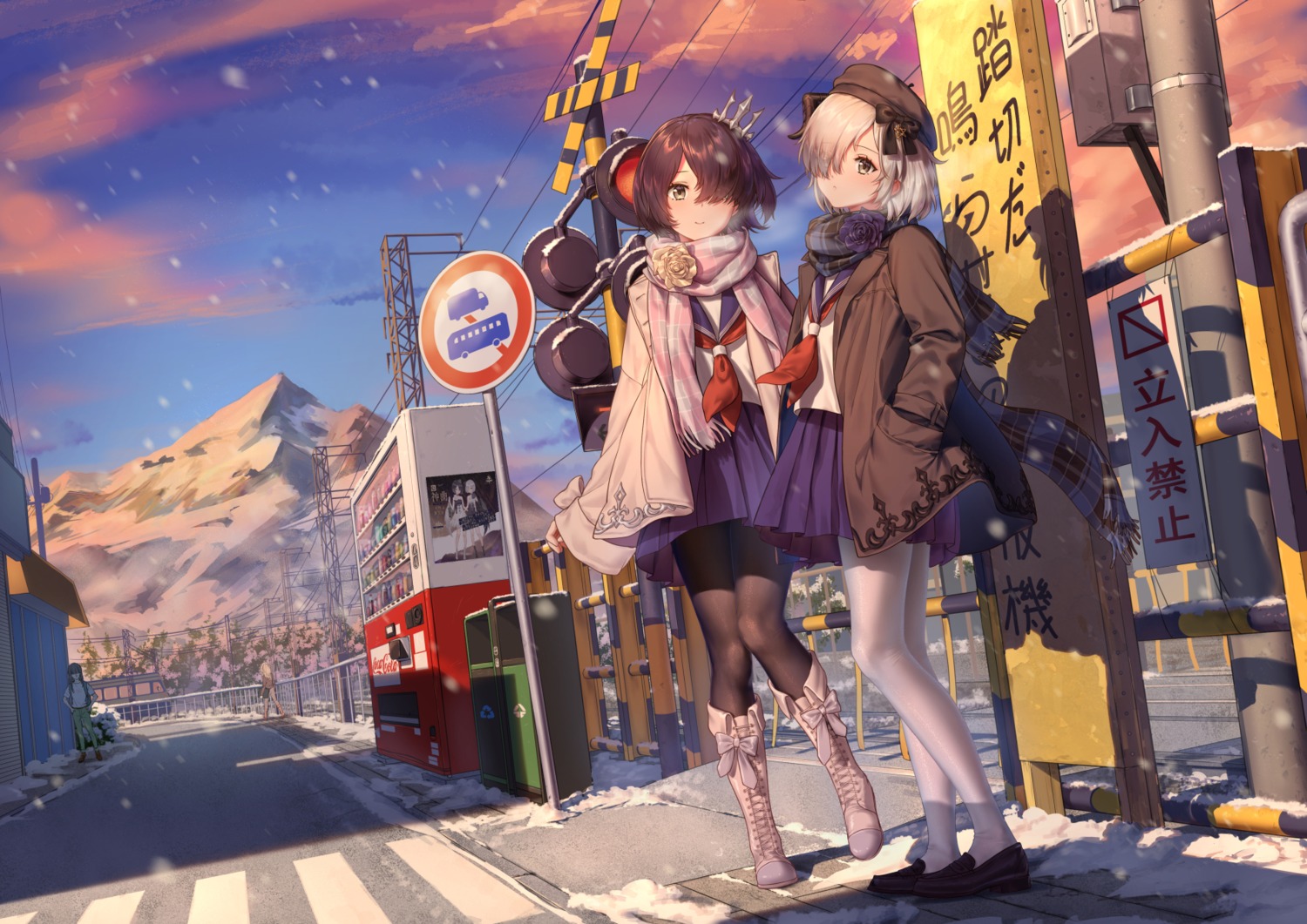 haneru, masterwork_apocalypse, pantyhose, seifuku