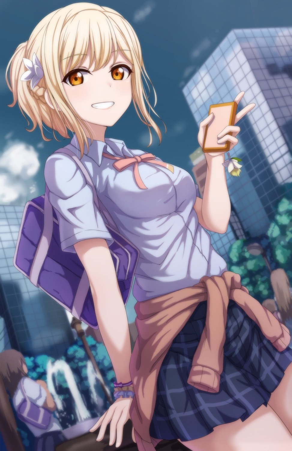 love_live!_(series), love_live!_nijigasaki_gakuen_school_idol_doukoukai, love_live!_school_idol_festival_all_stars, miyashita_ai, narafume, seifuku, sweater