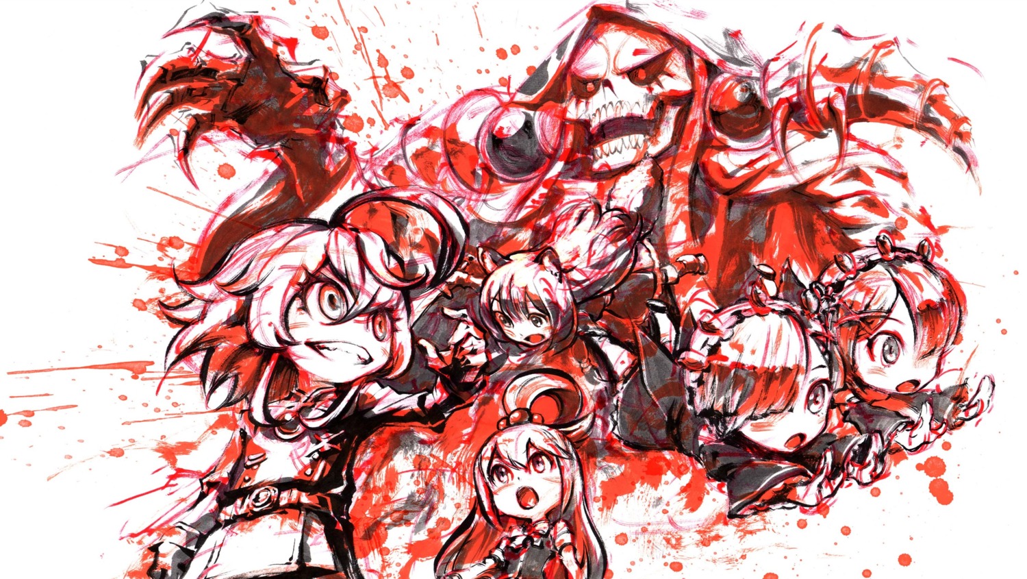 isekai_quartet, iwamoto_tatsurou, maid, ram_(re_zero), re:zero_kara_hajimeru_isekai_seikatsu, rem_(re_zero), sketch, tanya_degurechaff, tate_no_yuusha_no_nariagari, uniform, youjo_senki