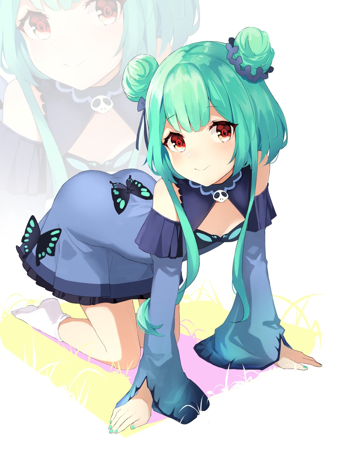 dress, hololive, meng_ge_3_(565571710), uruha_rushia