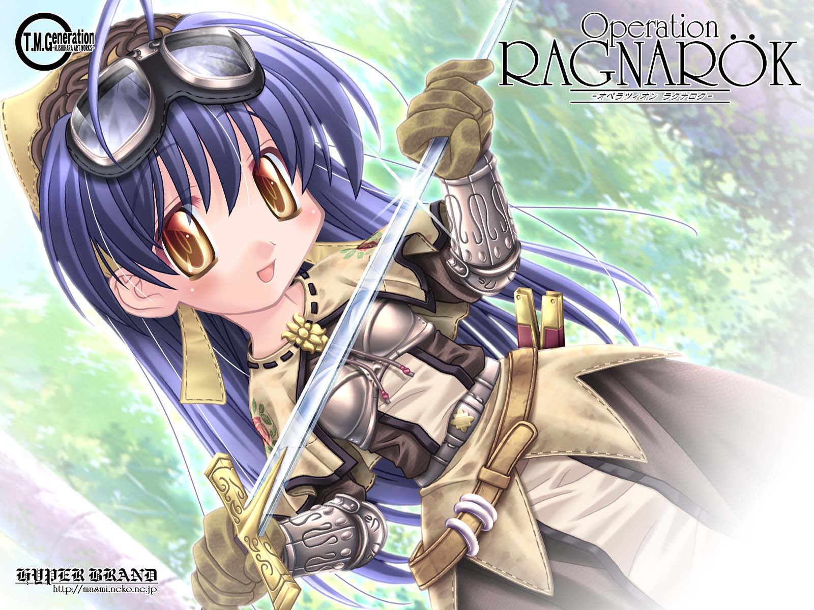 ishihara_masumi, jpeg_artifacts, ragnarok_online, sword, swordman, wallpaper