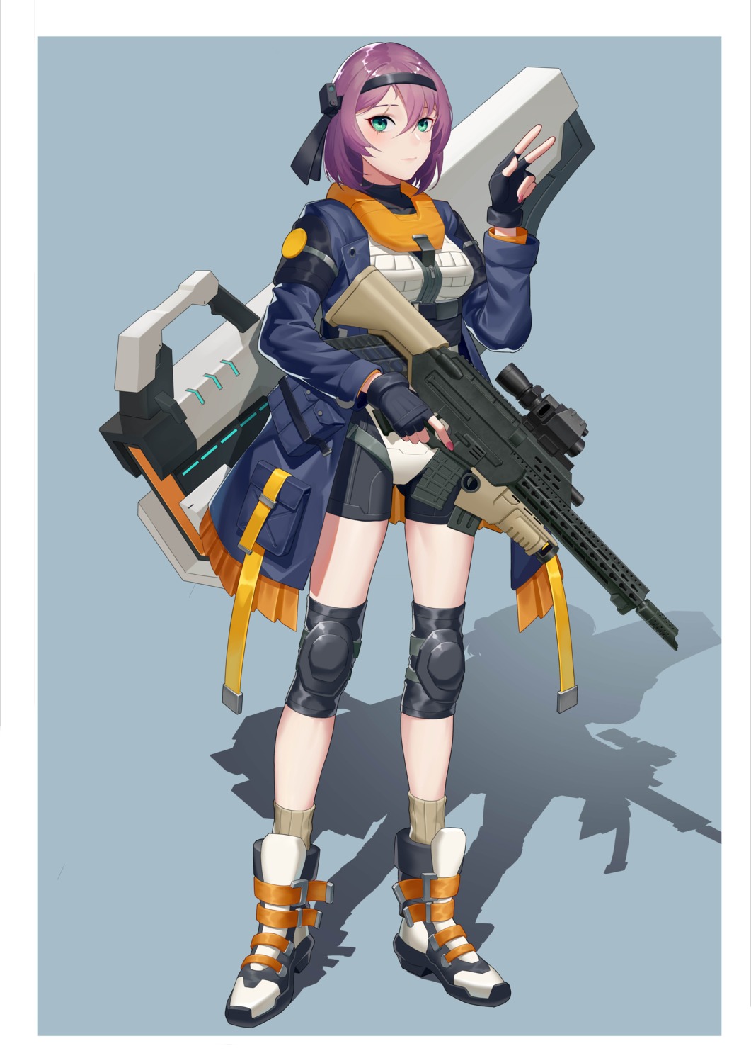armor, bike_shorts, gun, nori_tamahana