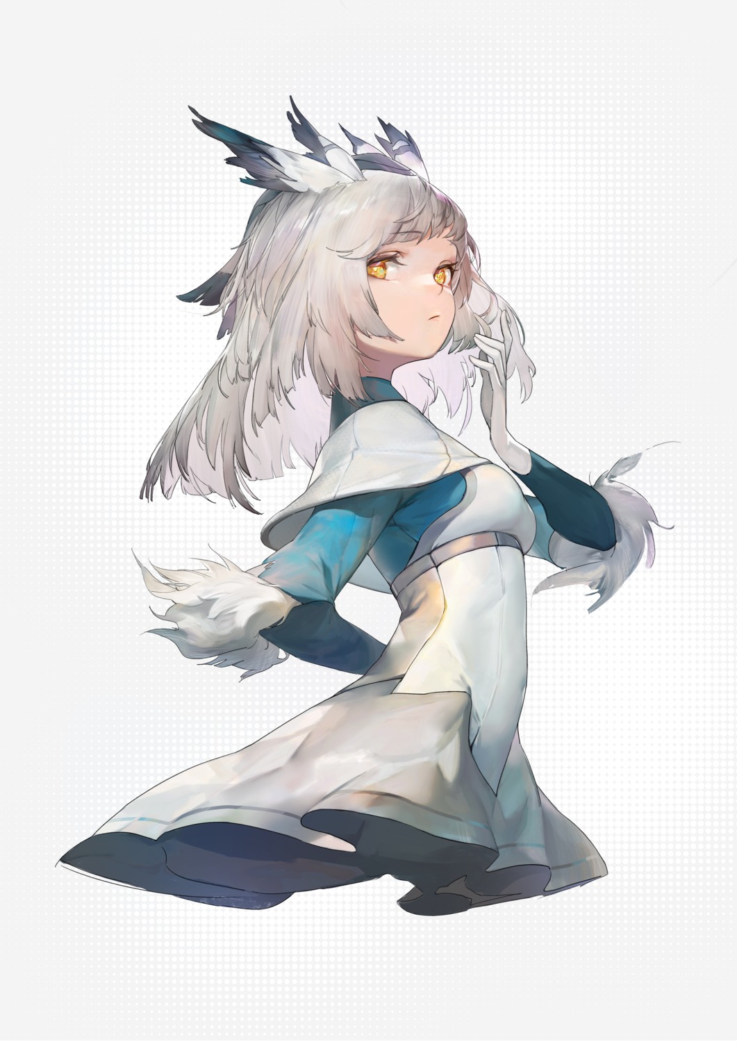 arknights, ptilopsis_(arknights), wulifeng