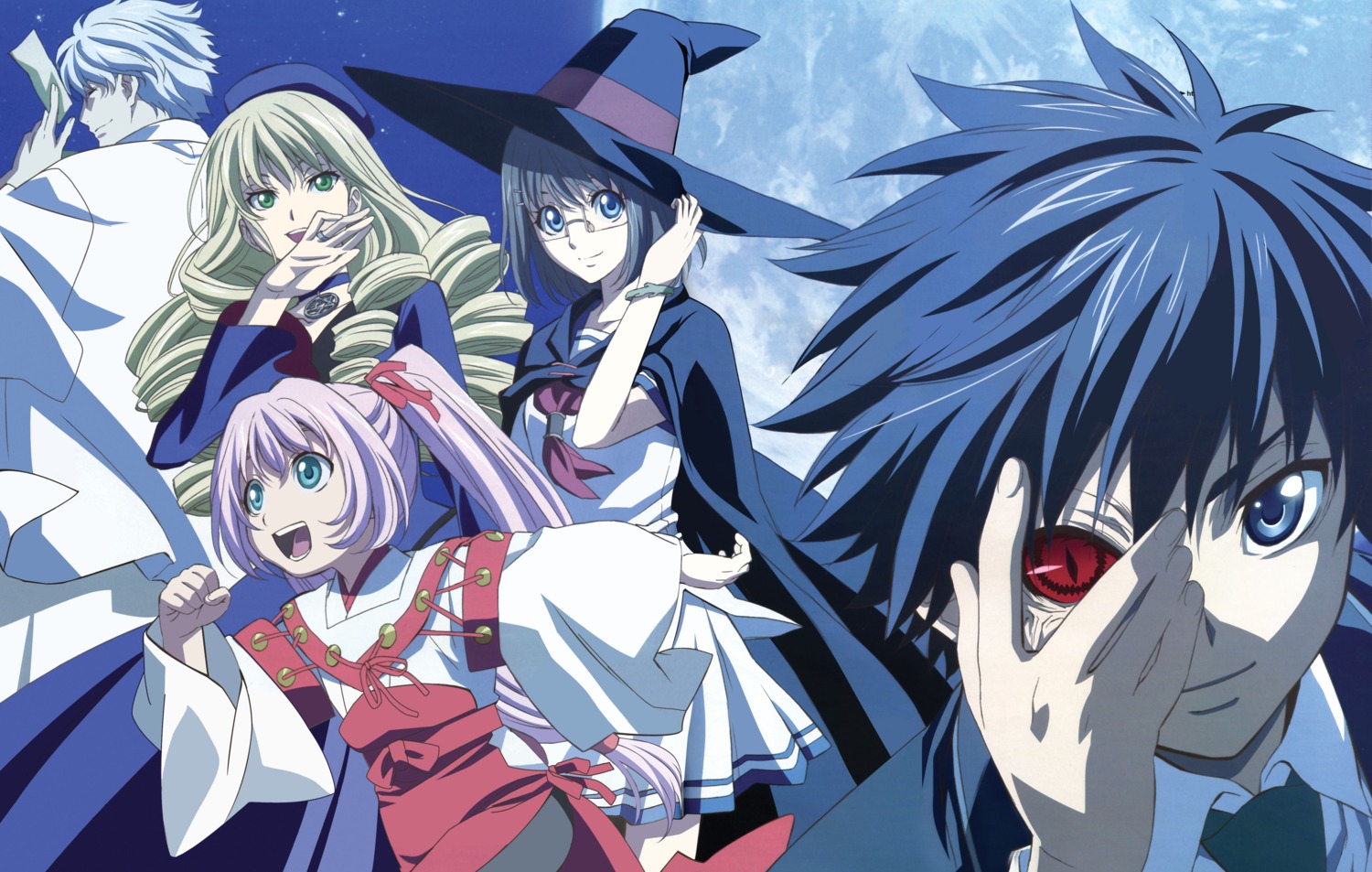adilisia_lenn_mathers, honami_takase_ambler, iba_itsuki, katsuragi_mikan, megane, miko, nekoyashiki_ren, rental_magica
