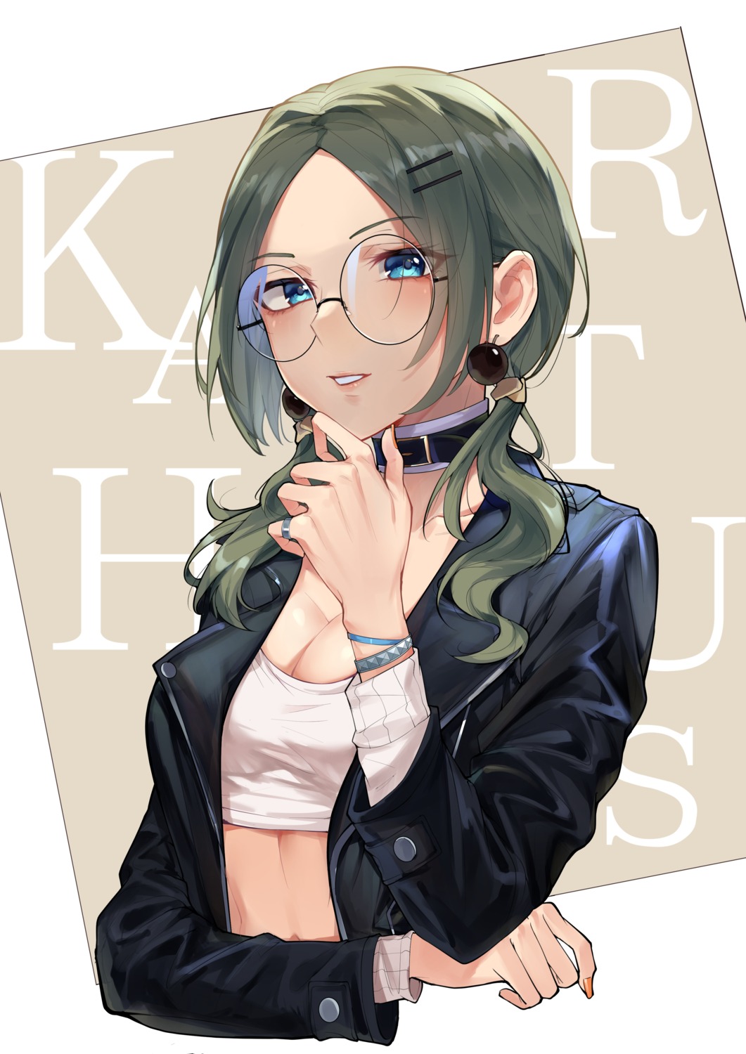 cleavage, kaer_sasi_dianxia, megane