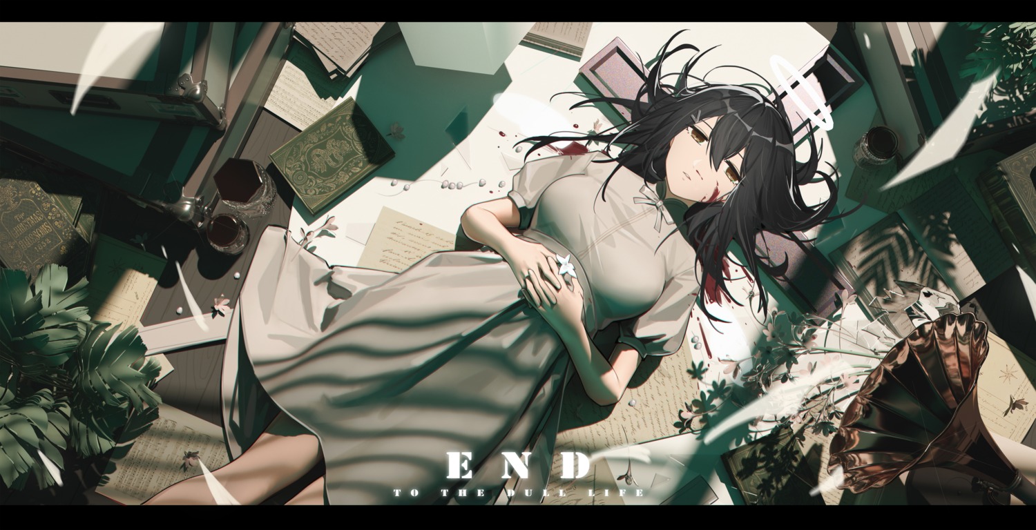 blood, dress, xtears_kitsune