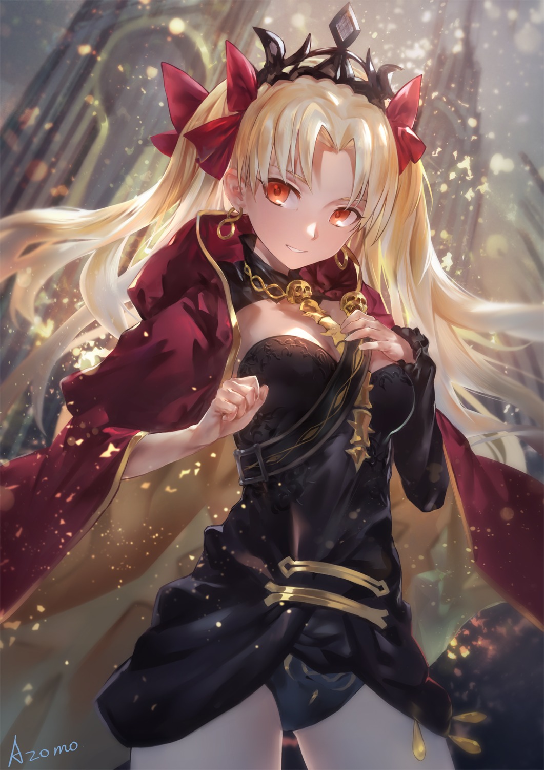 artist_revision, azomo, ereshkigal_(fate), fate/grand_order, leotard