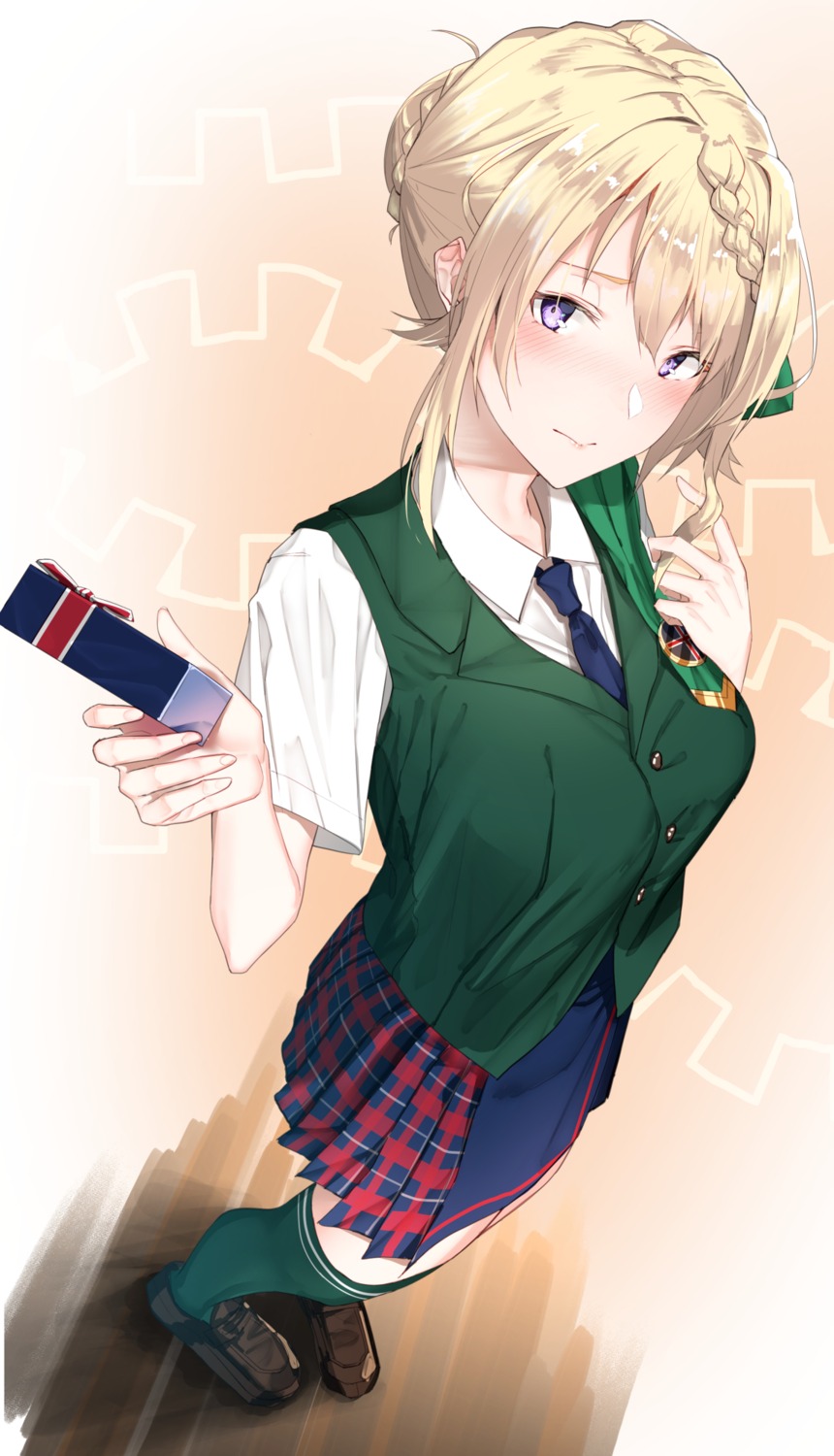 kantai_collection, pallad, perth_(kancolle), thighhighs, uniform