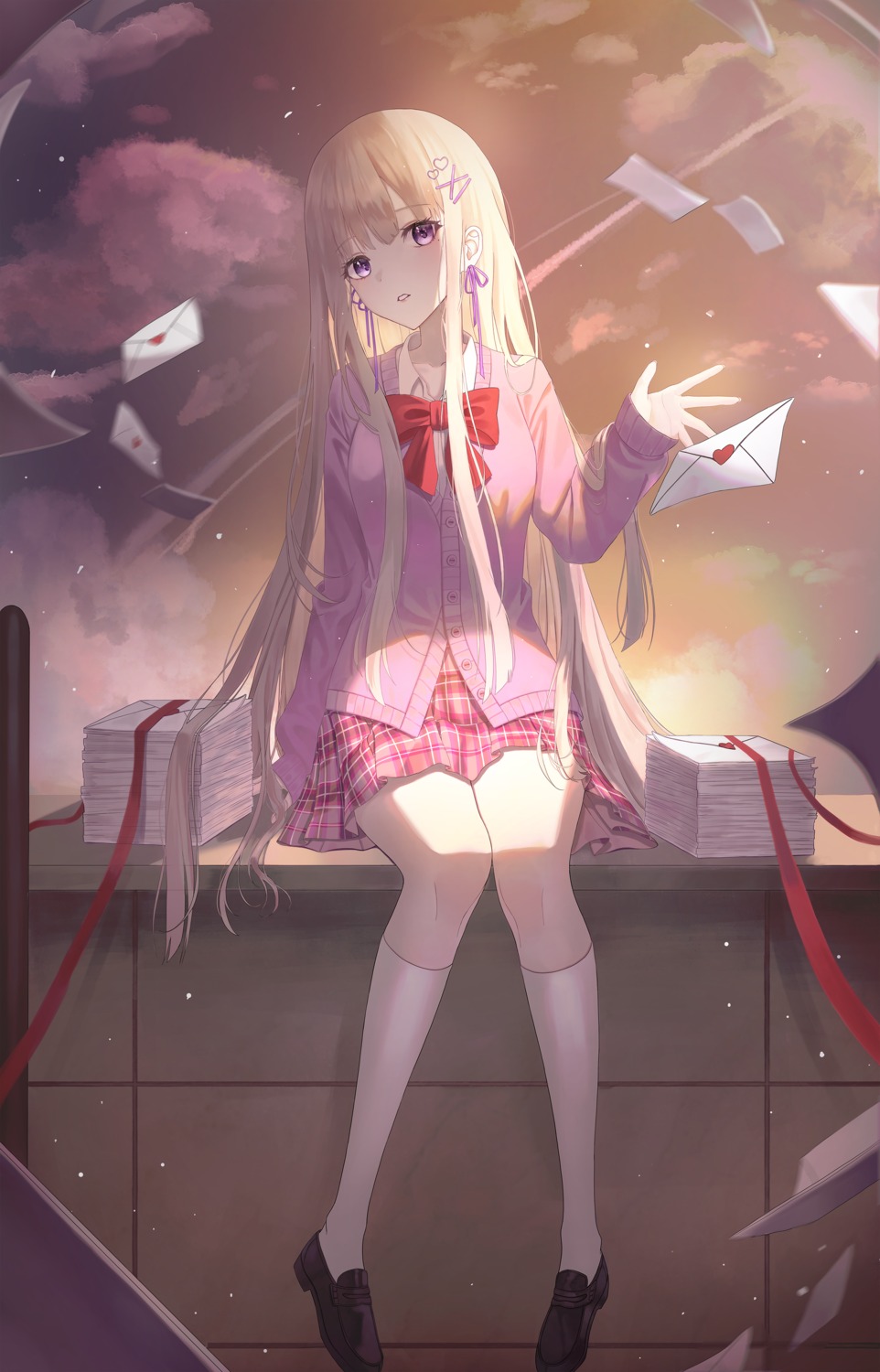 boori988, seifuku, sweater
