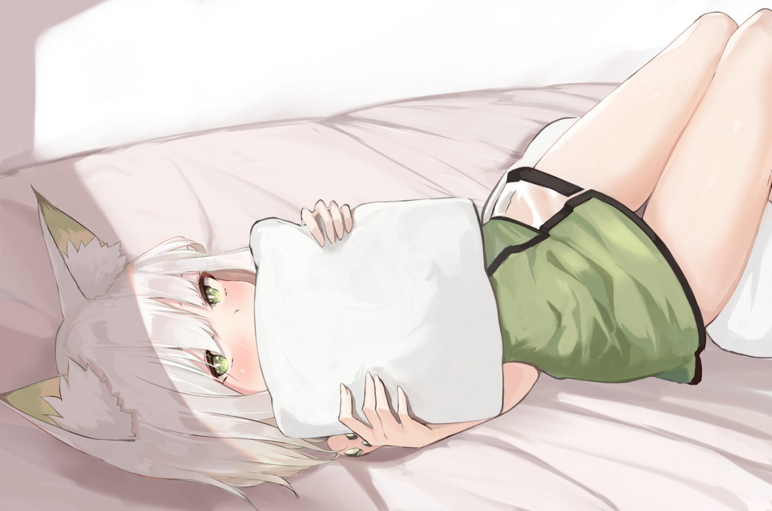 animal_ears, arknights, dress, kal'tsit_(arknights), kashiyarrm, see_through