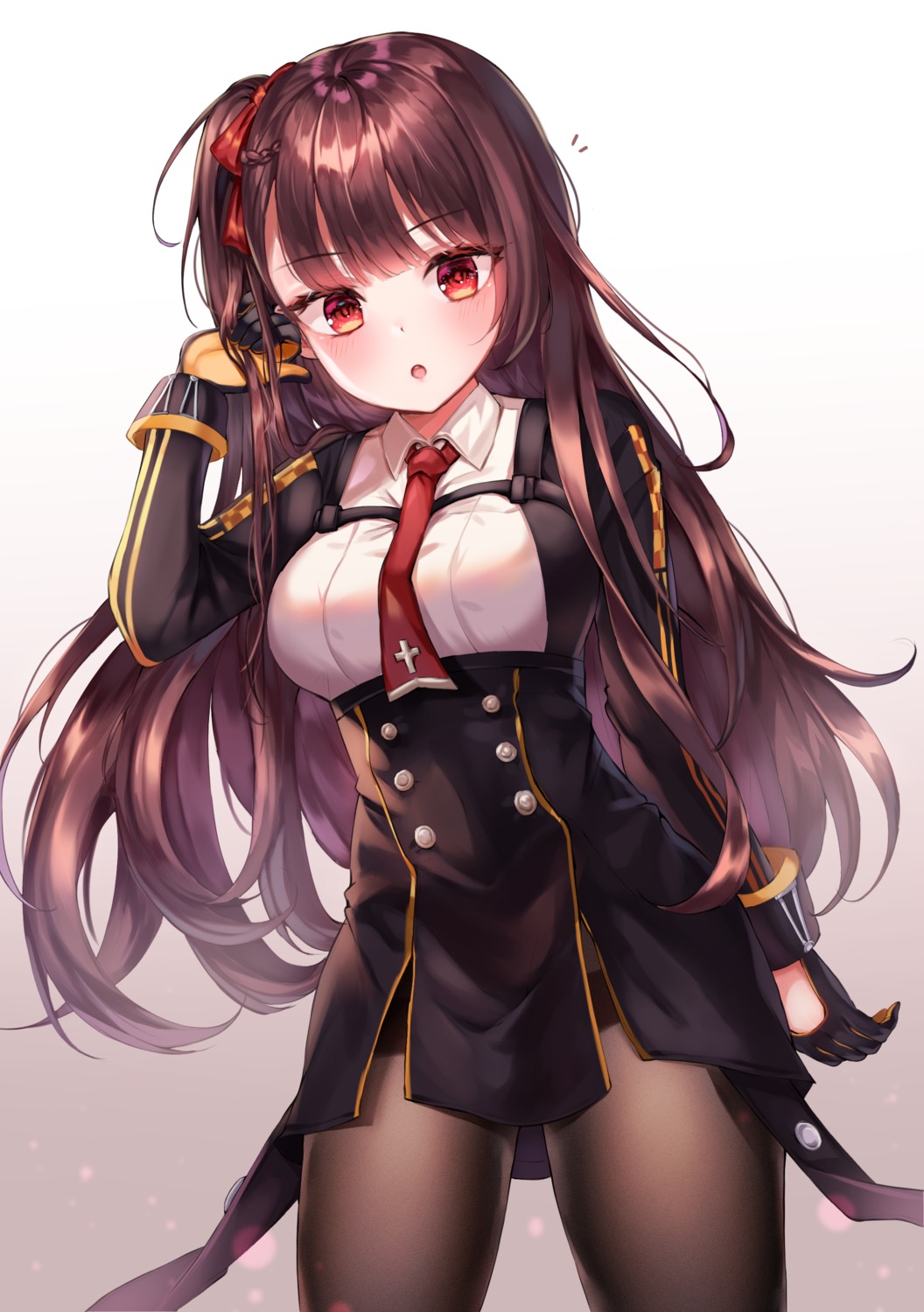girls_frontline, pantyhose, uniform, wa2000_(girls_frontline), yam_(dr_yammy)