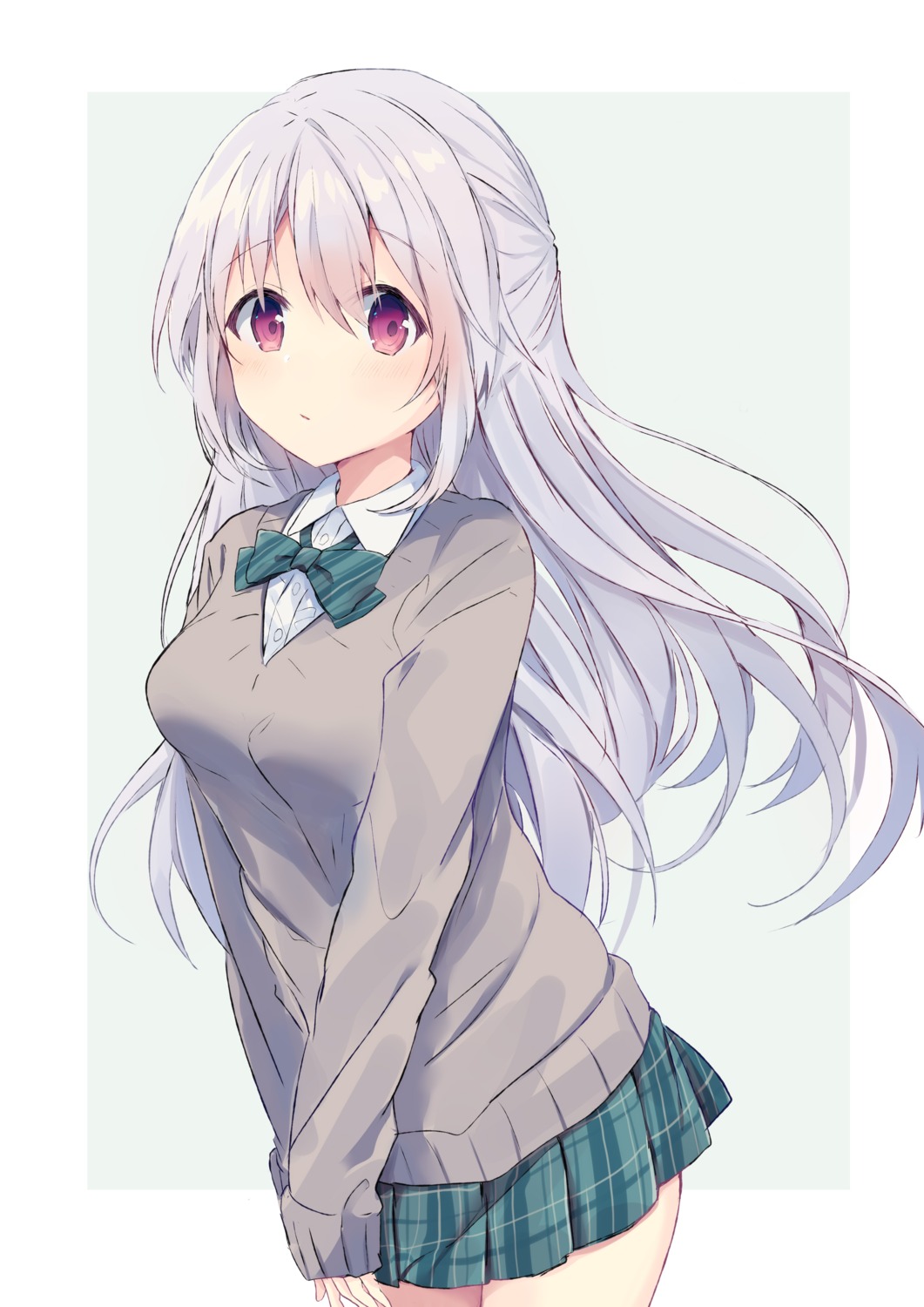 asanagi_kurumi_(panda-doufu), seifuku, sweater