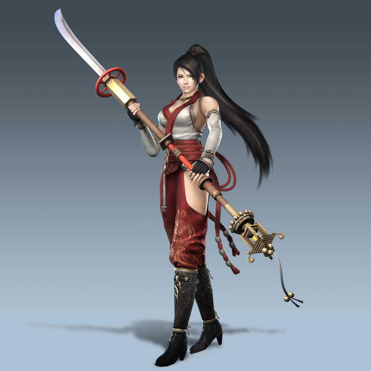 asian_clothes, cg, heels, momiji_(ninja_gaiden), ninja_gaiden, tagme, weapon