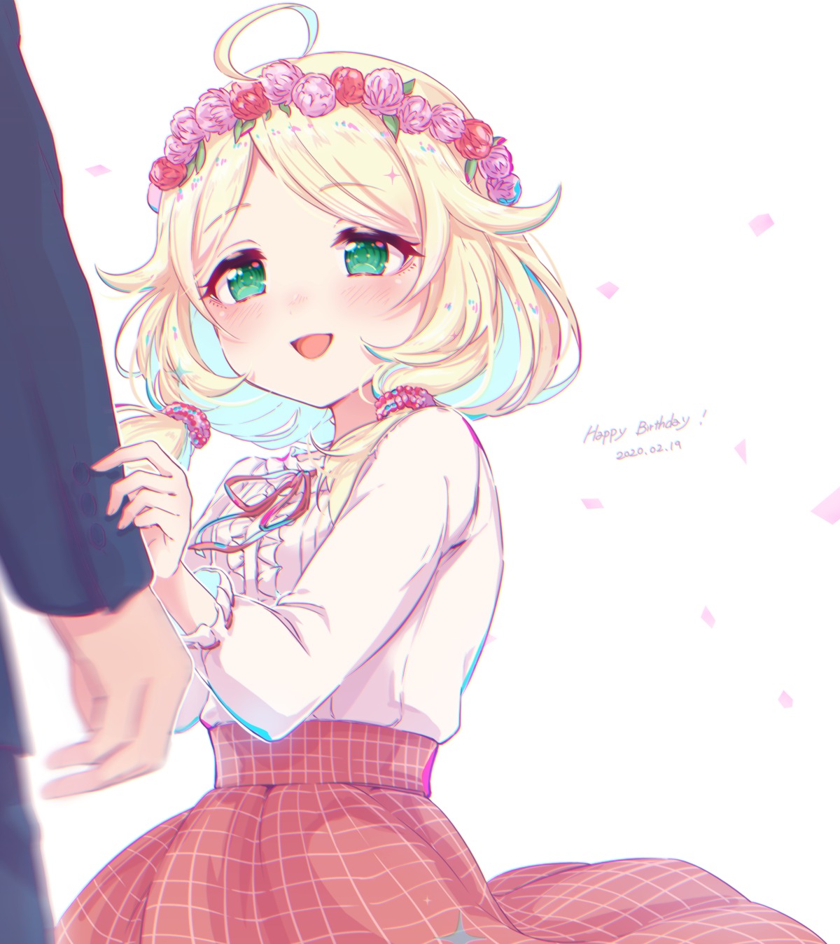 aozora_saishiki, skirt_lift, the_idolm@ster, the_idolm@ster_cinderella_girls, the_idolm@ster_cinderella_girls_u149, yusa_kozue