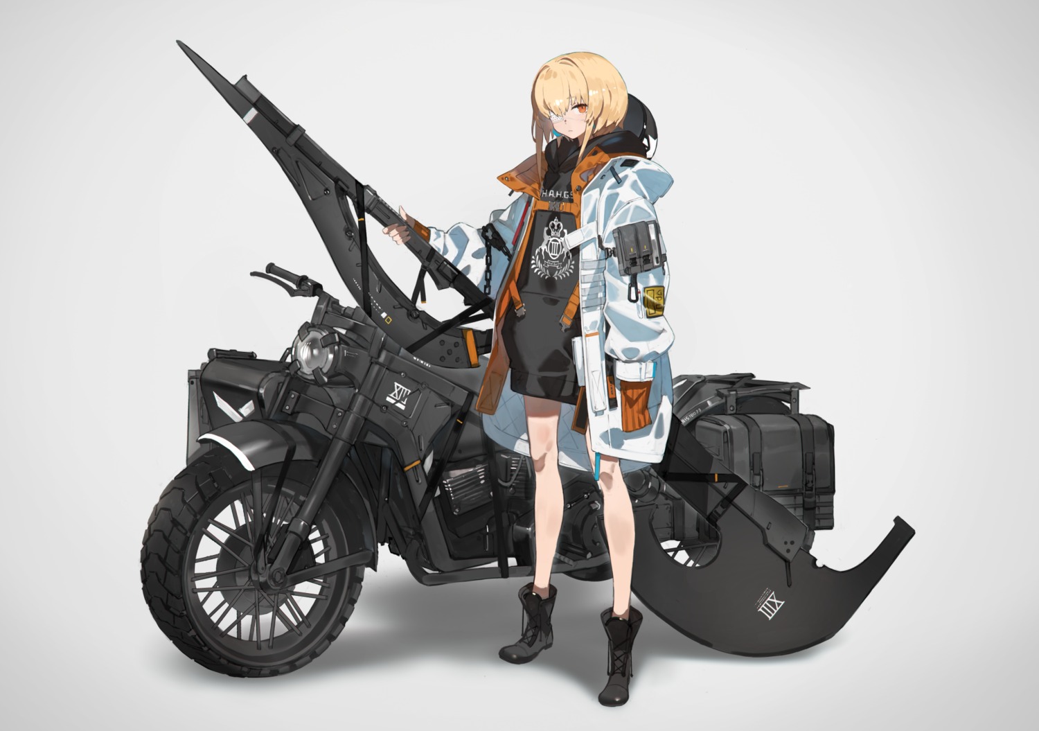 eyepatch, neco, weapon