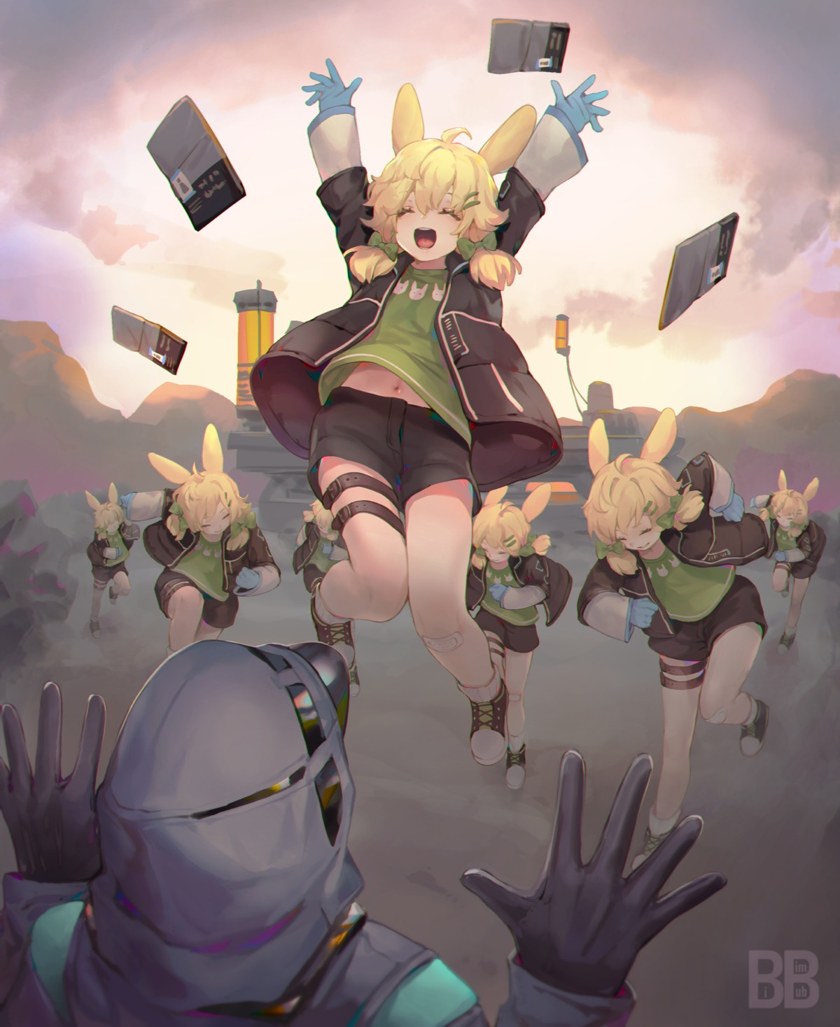 animal_ears, arknights, bibimbub, garter, kroos_(arknights)