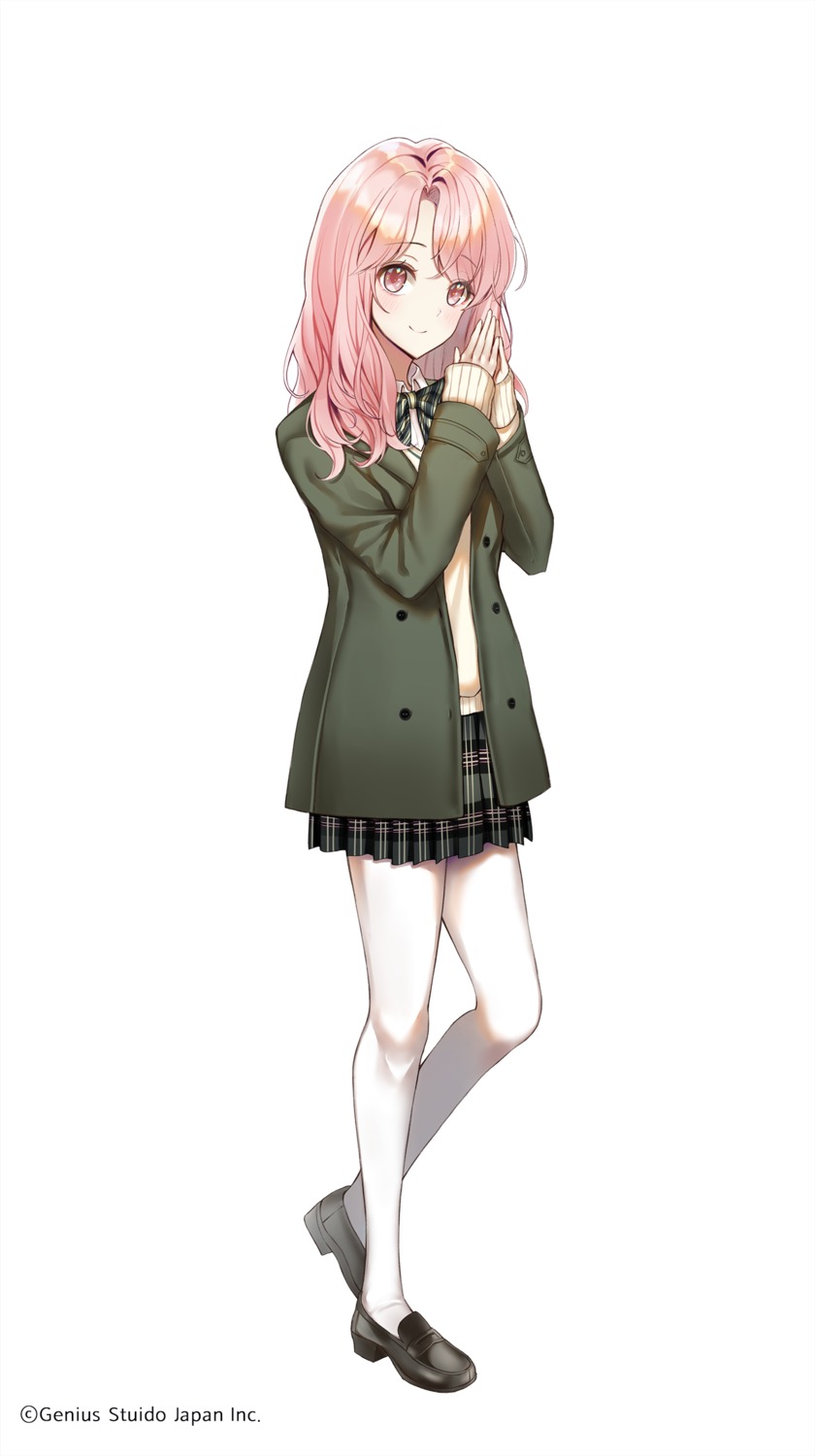 death_school, genius_studio, lium, pantyhose, seifuku, sweater