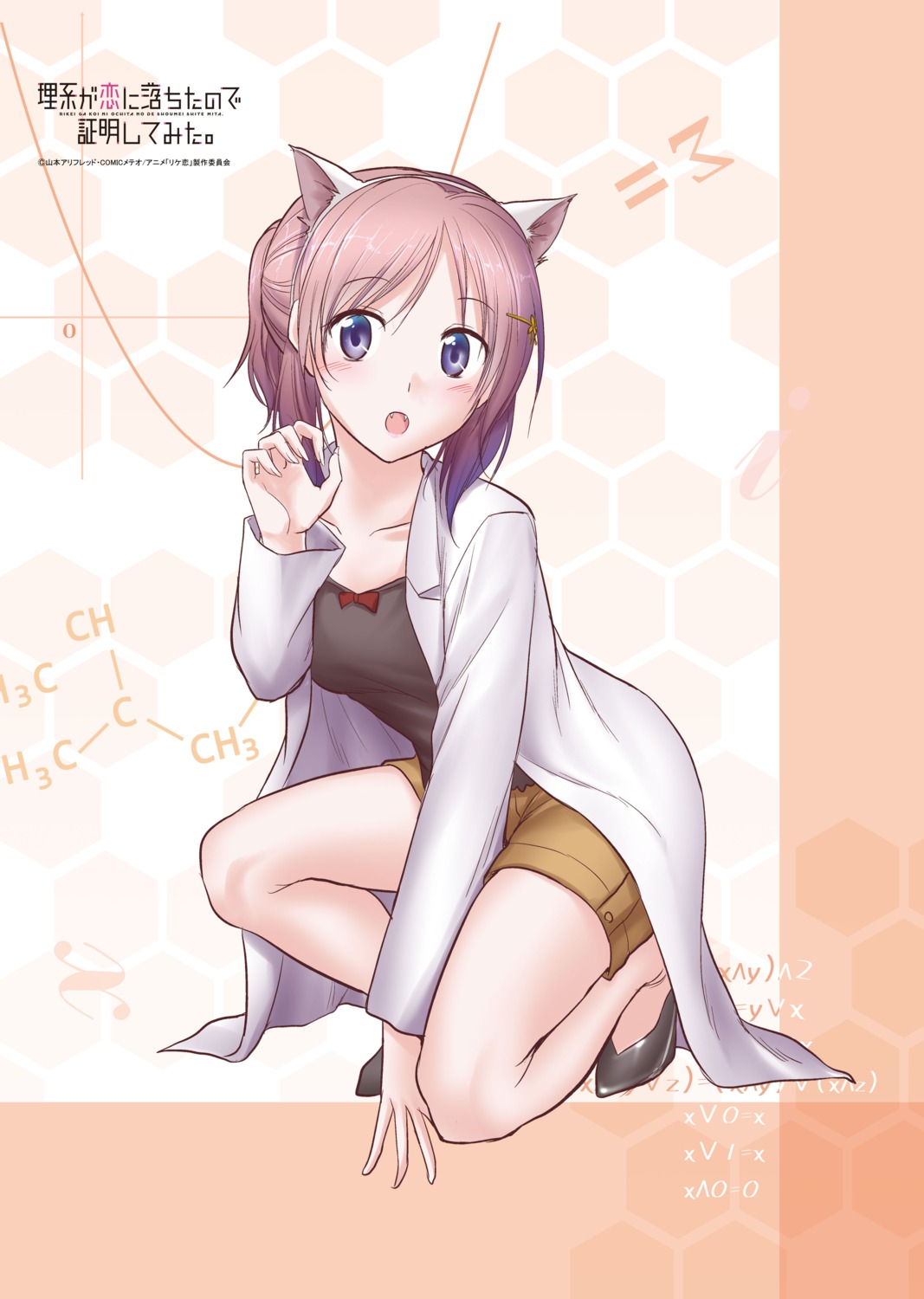 animal_ears, heels, kanade_kotonoha, nekomimi, rikei_ga_koi_ni_ochita_node_shoumei_shite_mita., yamamoto_arifred