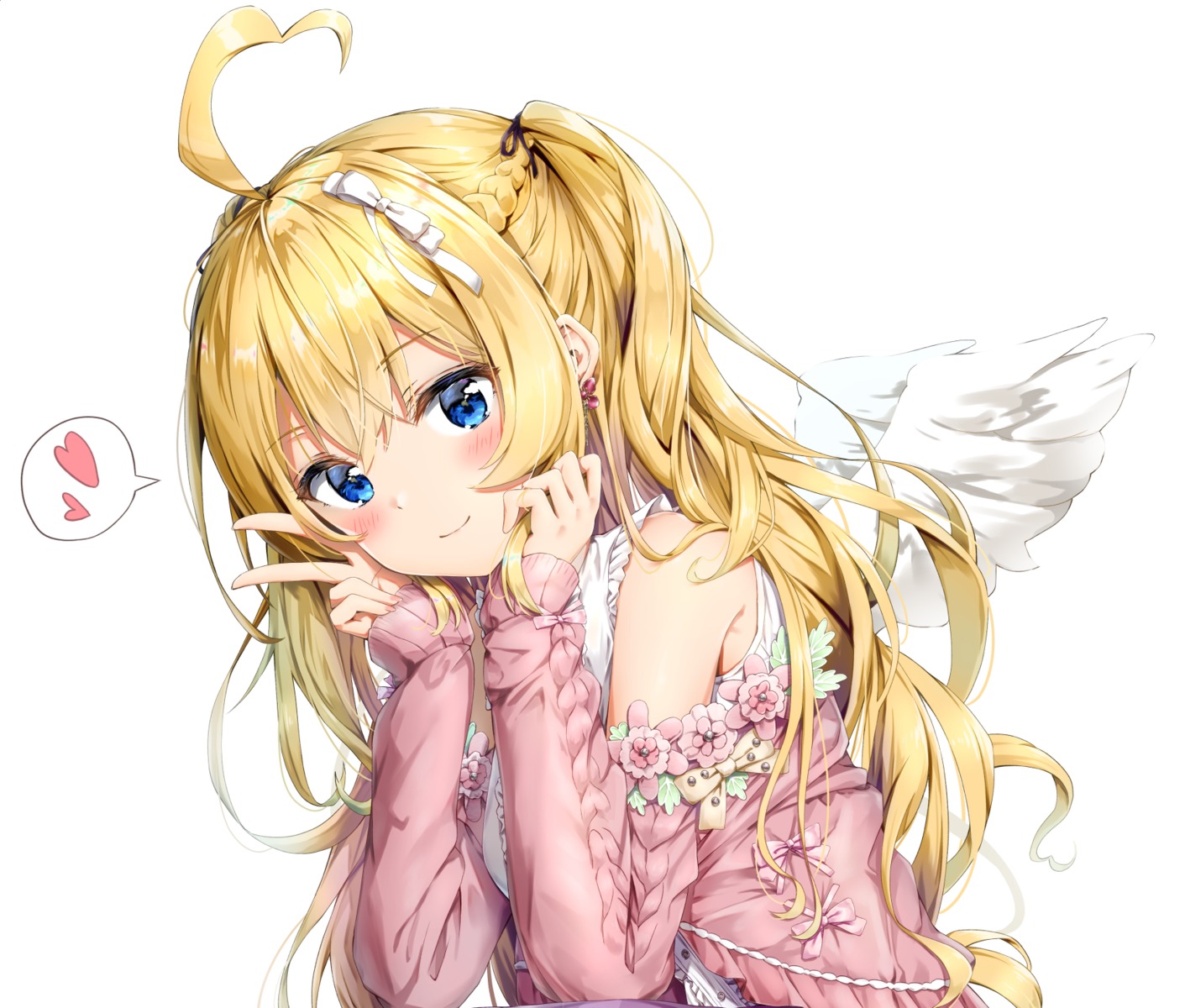 aogiri_koukou, kuria_(clear_trip_second), minazuki_natsuki, sweater, wings