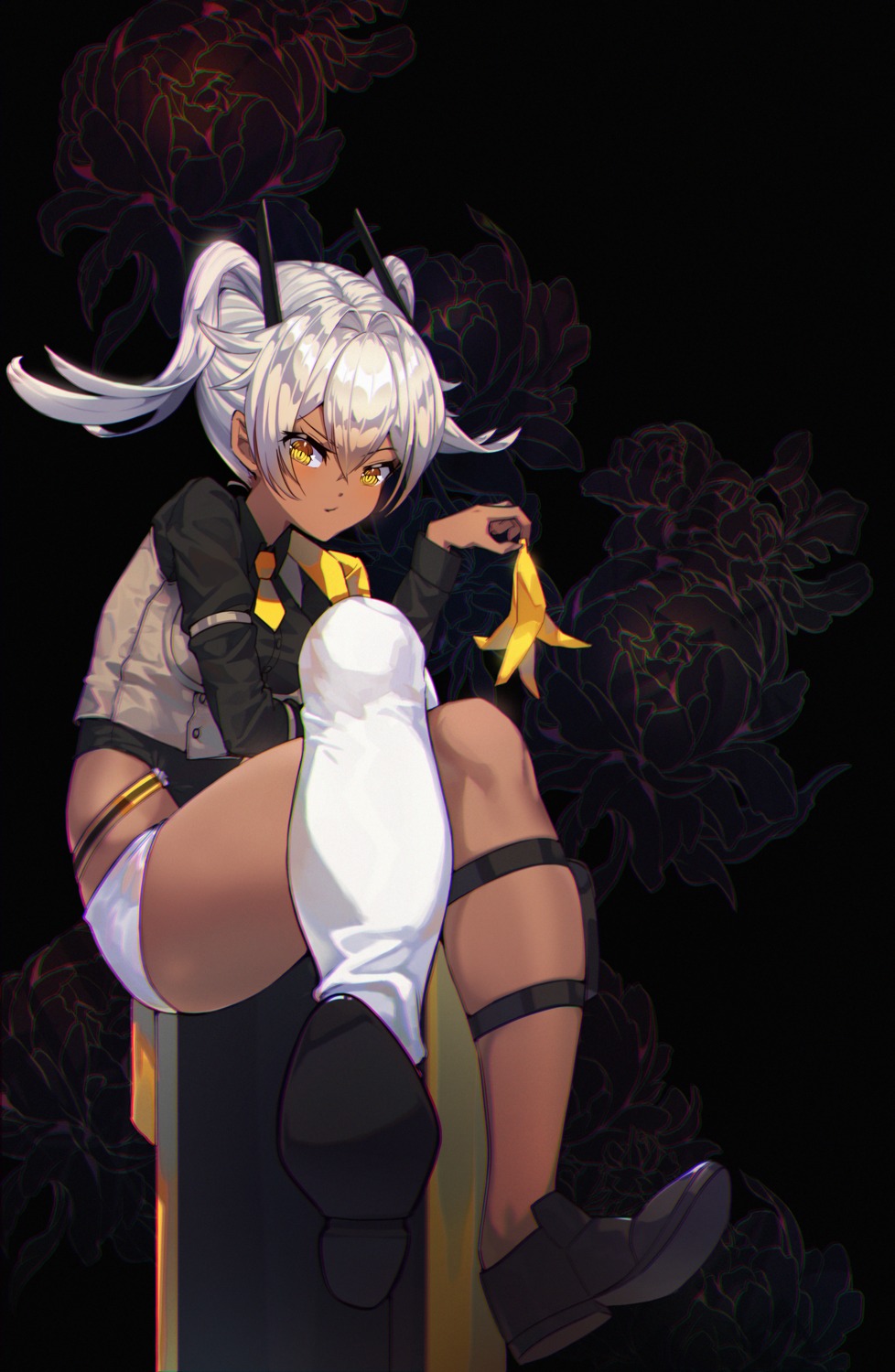dai_nikucho, horns, pantsu