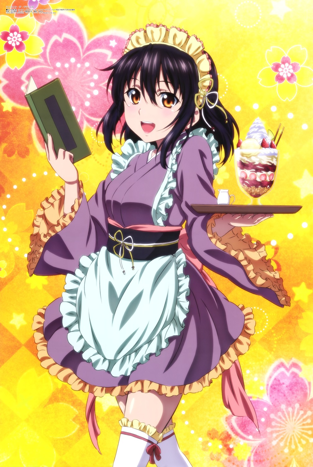furukawa_hideki, himeragi_yukina, maid, strike_the_blood, thighhighs, wa_maid