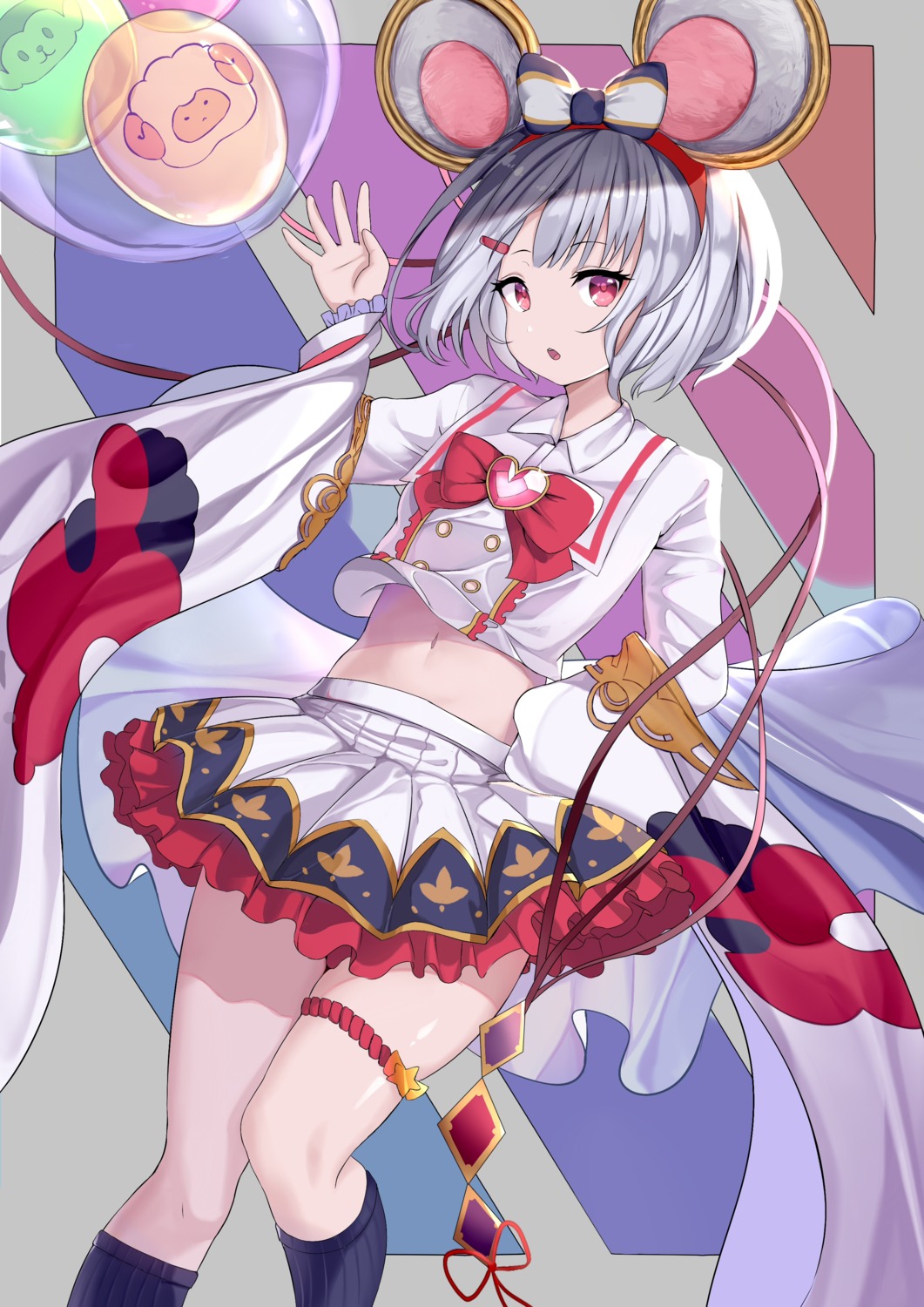 animal_ears, garter, granblue_fantasy, shirt_lift, skirt_lift, trap_(drthumt), vikala_(granblue_fantasy)
