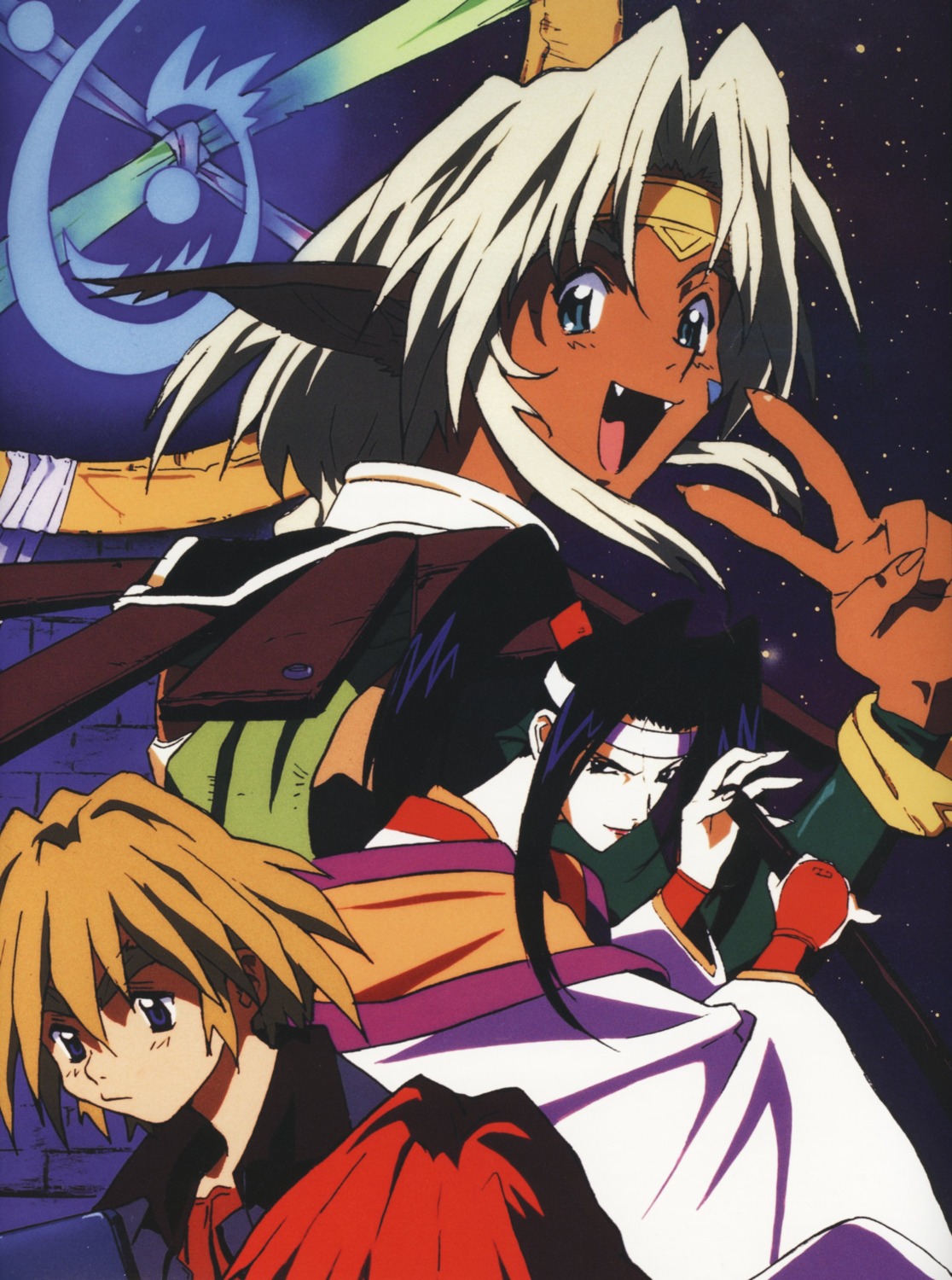 aisha_clanclan, animal_ears, james_hawking, japanese_clothes, kimono, nekomimi, saitou_takuya, seihou_bukyou_outlaw_star