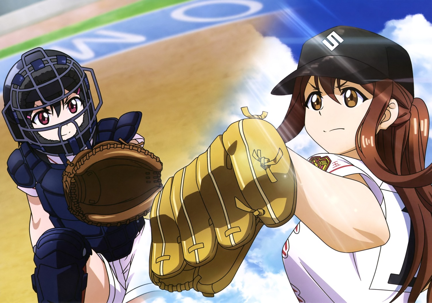 armor, baseball, tagme, takeda_yomi, tamayomi, uniform, yamazaki_tamaki