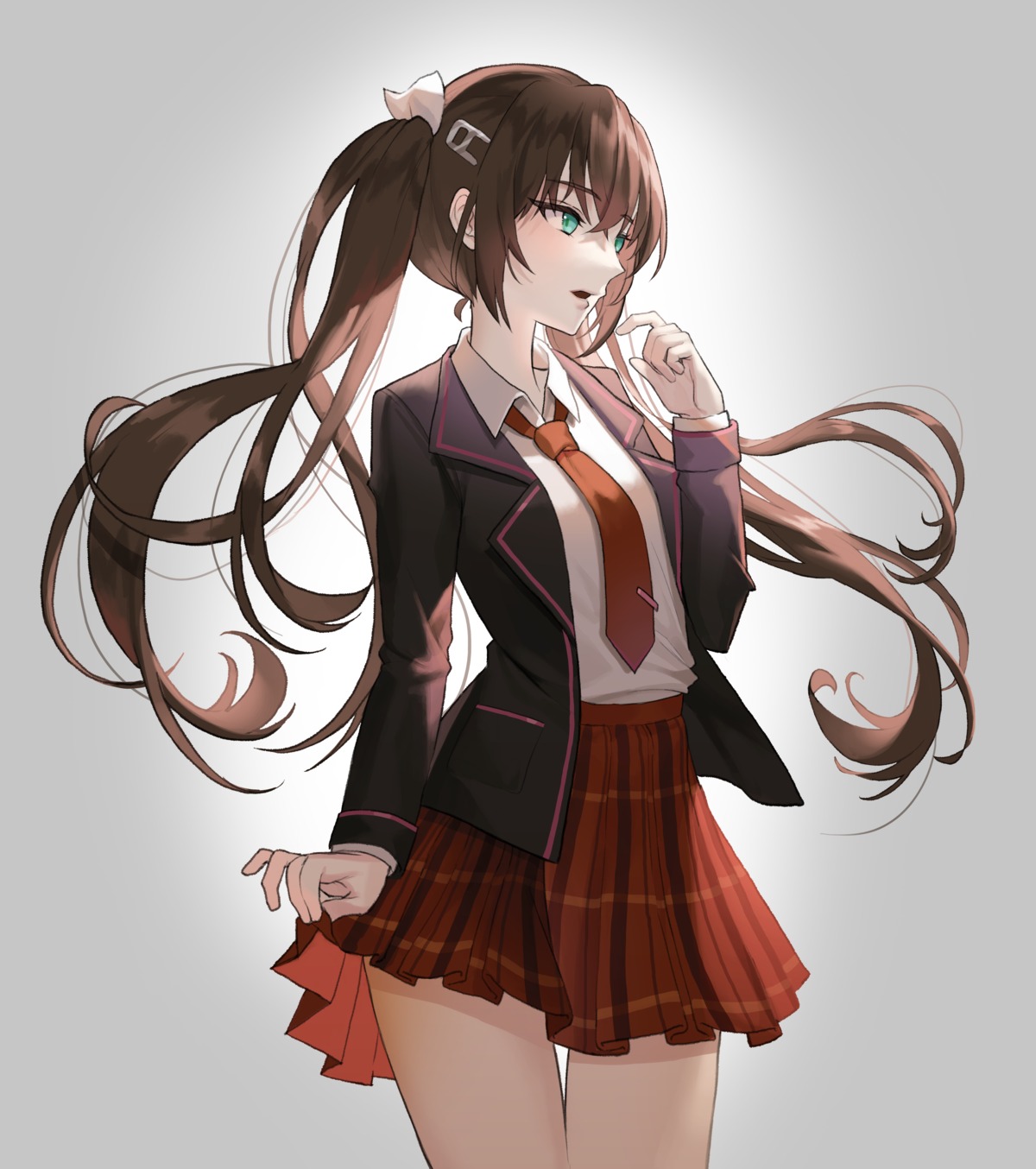 azur_lane, glasgow_(azur_lane), hyoin, seifuku, skirt_lift