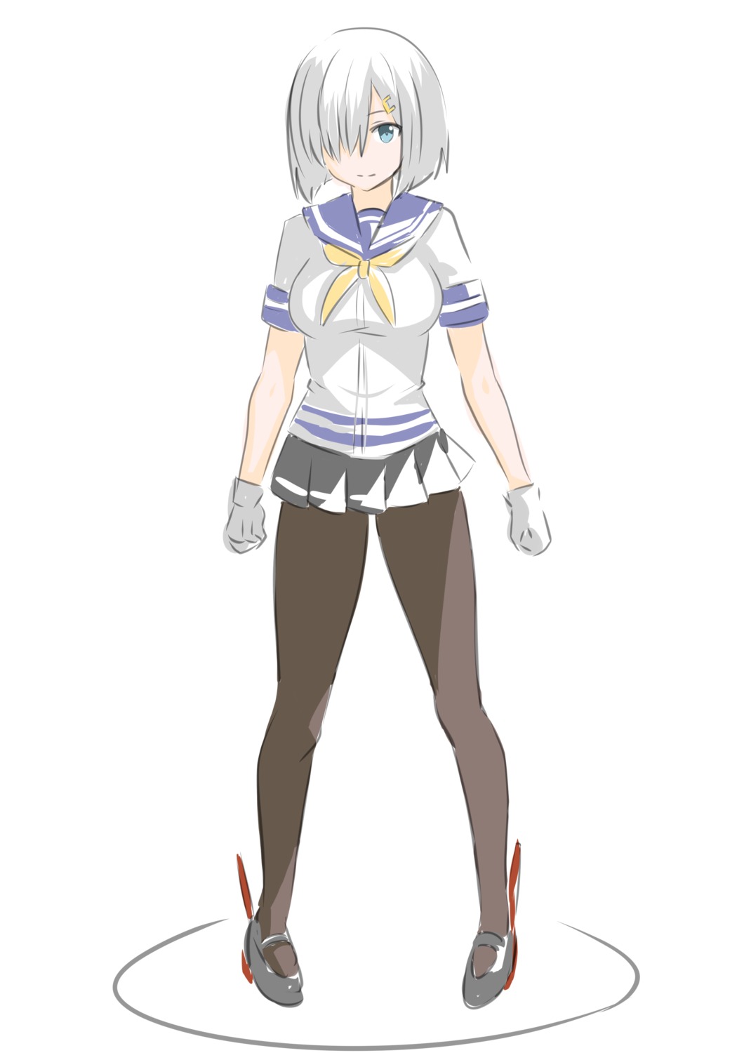 30-06, hamakaze_(kancolle), kantai_collection, pantyhose, seifuku