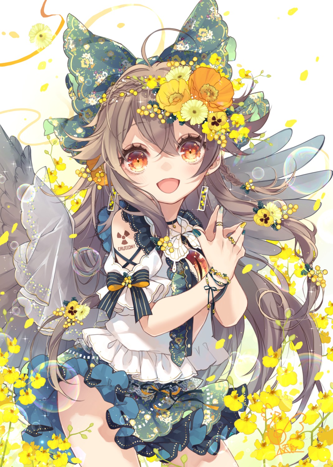 reiuji_utsuho, skirt_lift, touhou, toutenkou, wings