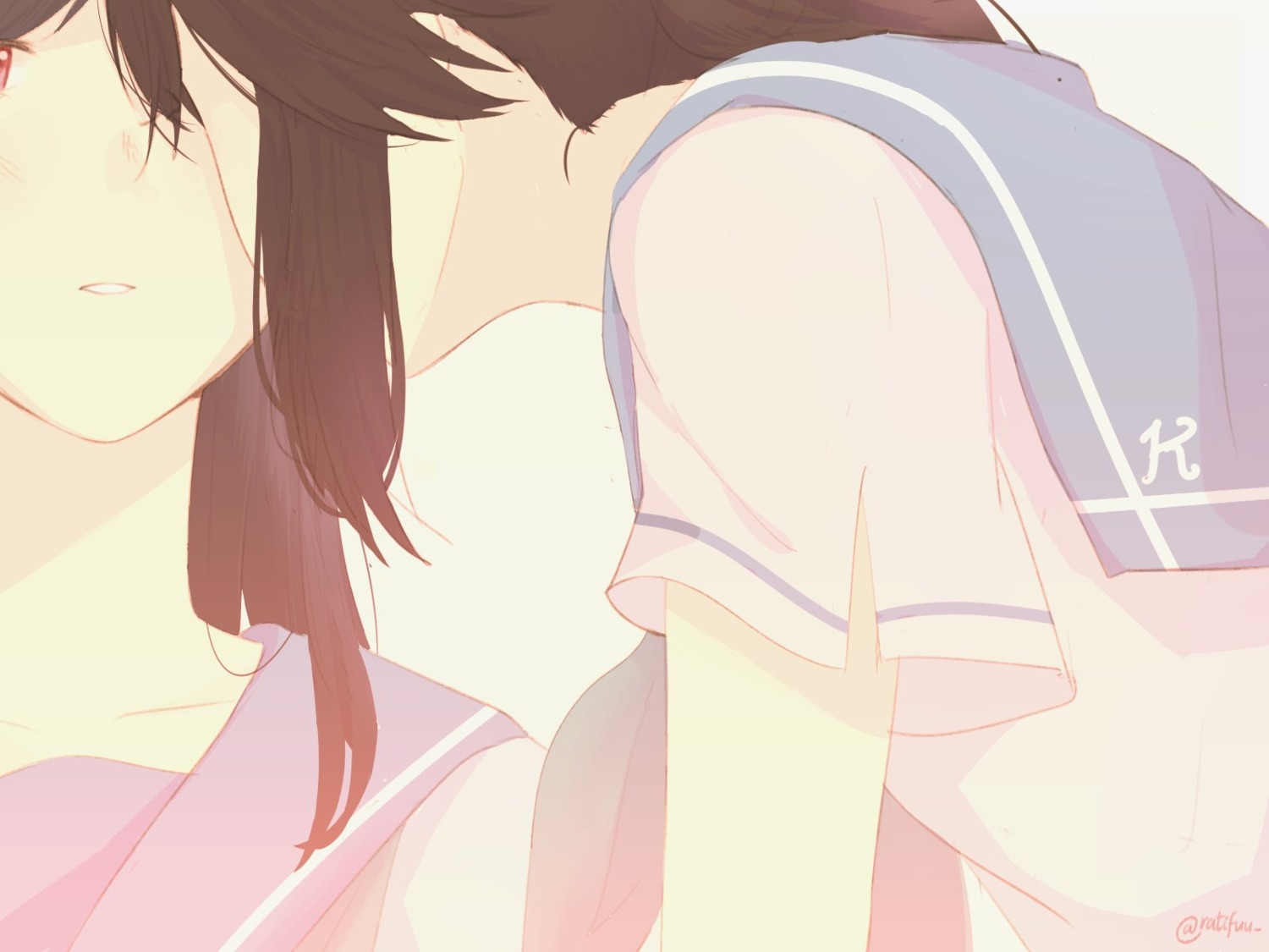 hibike!_euphonium, kasaki_nozomi, liz_to_aoi_tori, ratifuu, seifuku, yoroizuka_mizore, yuri