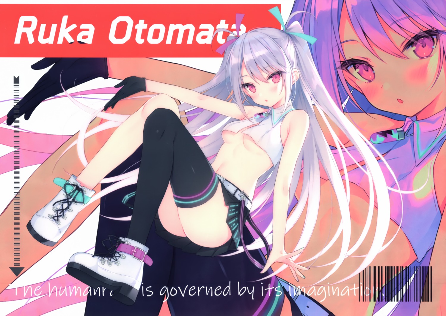 no_bra, nopan, otomata_ruka, ruka_ch., rurudo, thighhighs, underboob