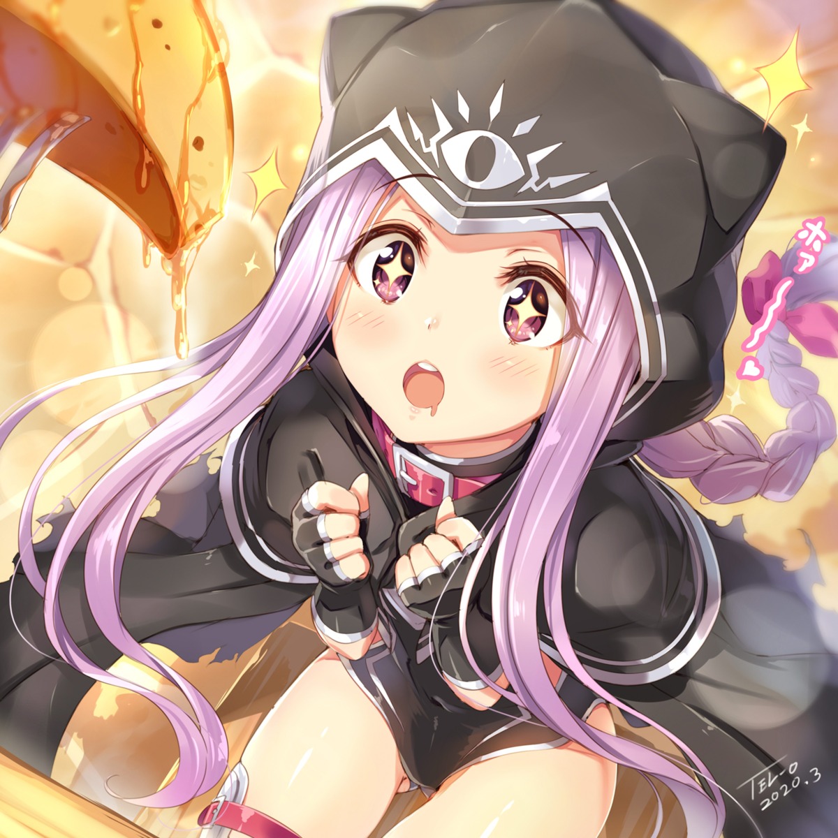 fate/grand_order, garter, medusa_(fate), tel-o